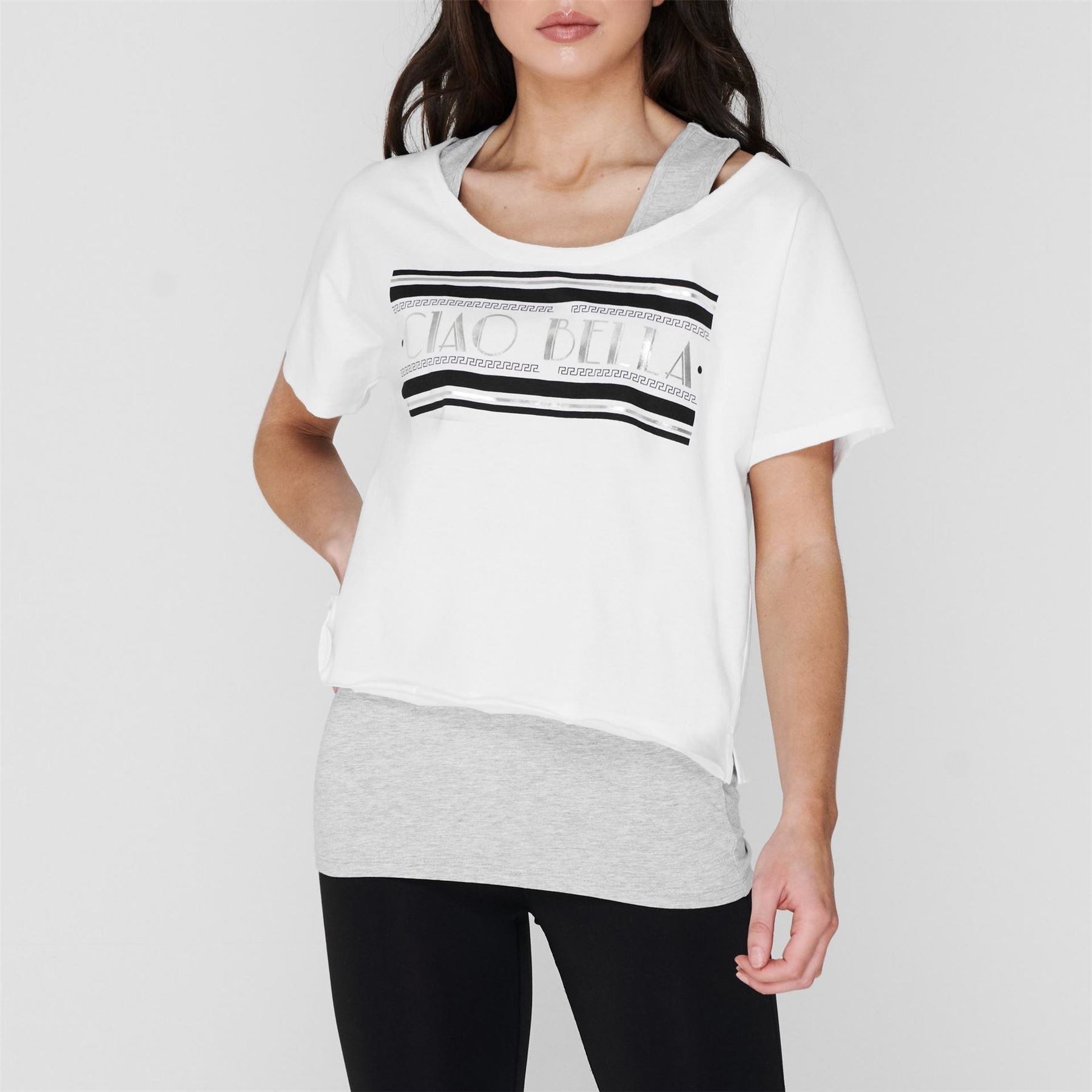 Golddigga Double Layer T-Shirt Ladies