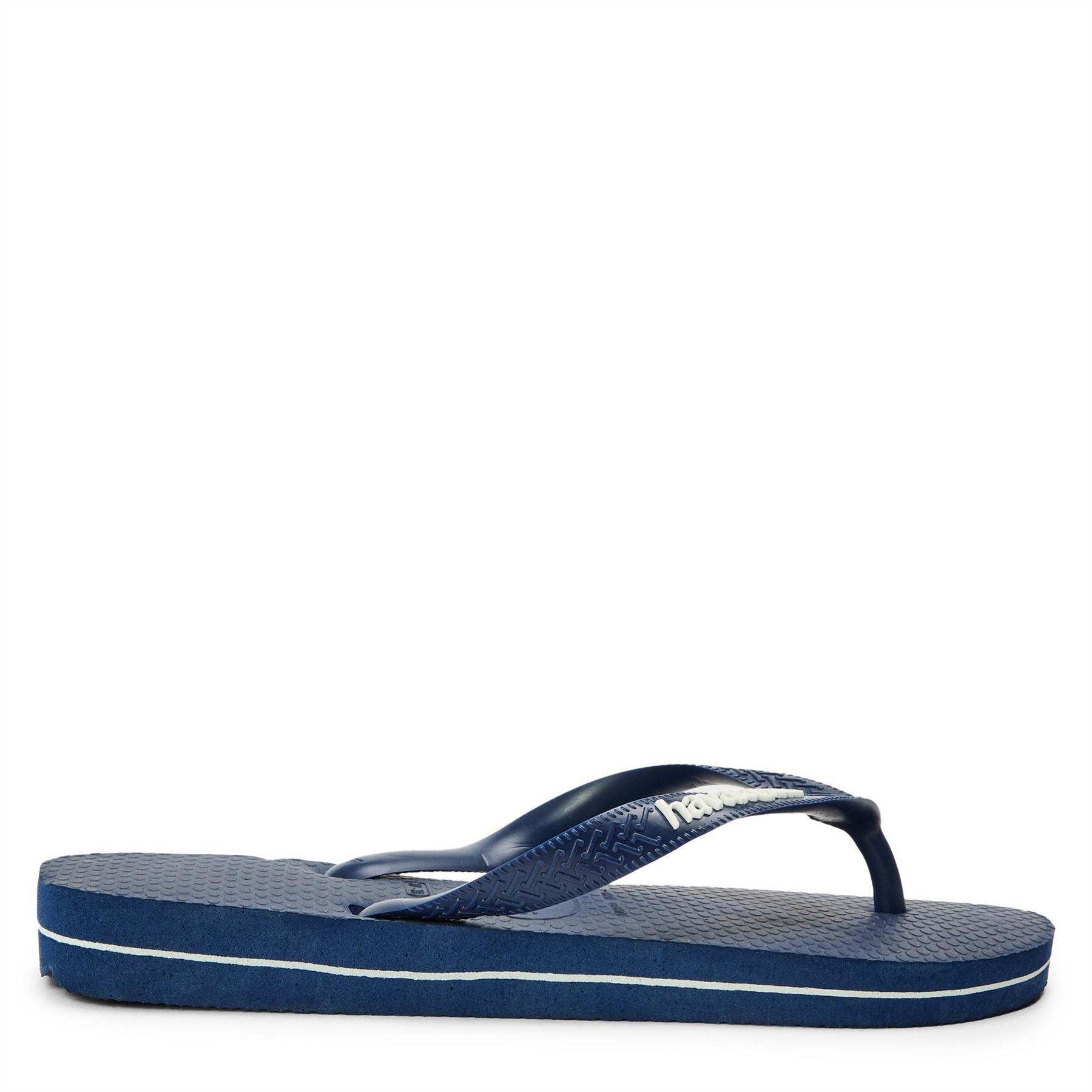 Havaianas Womens Hav. Logo Filete Black Black White Flip Flops