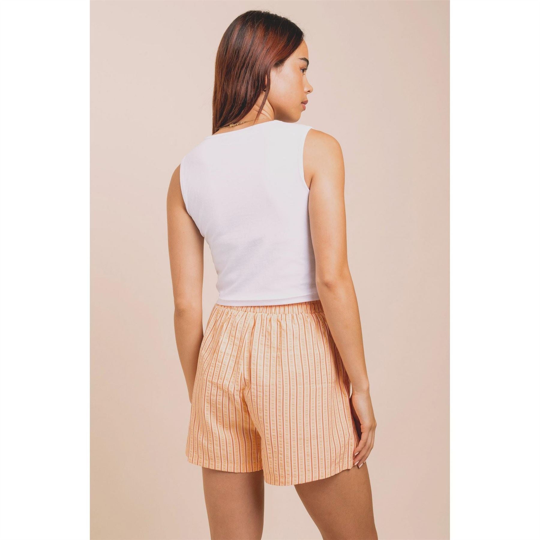 Daisy Street Barcelona Cropped Crew Neck Tank