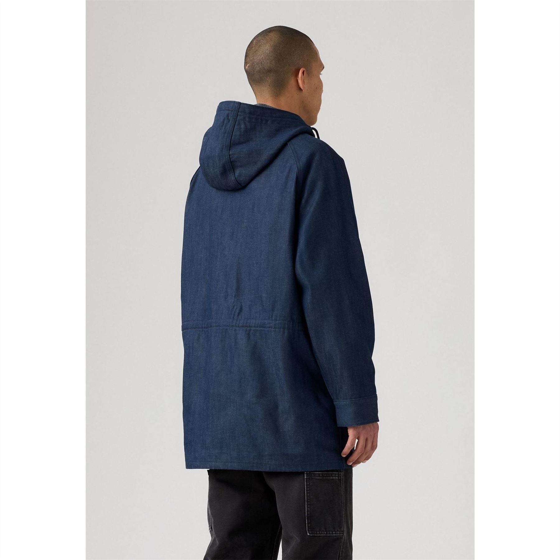 Levis X Oasis Hooded Denim Long Sleeve Parka