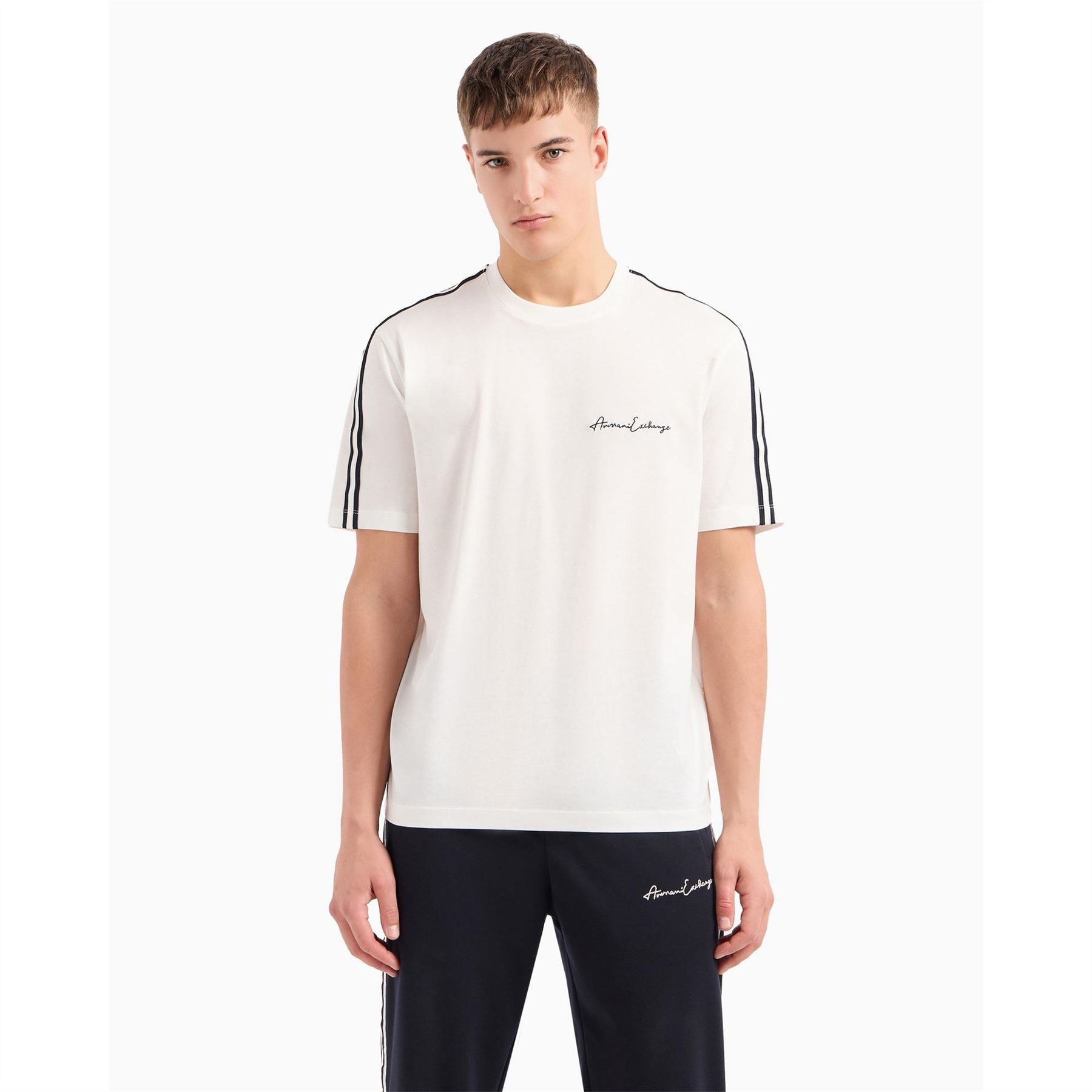 Armani Exchange Regular Fit Crew Neck T-Shirt