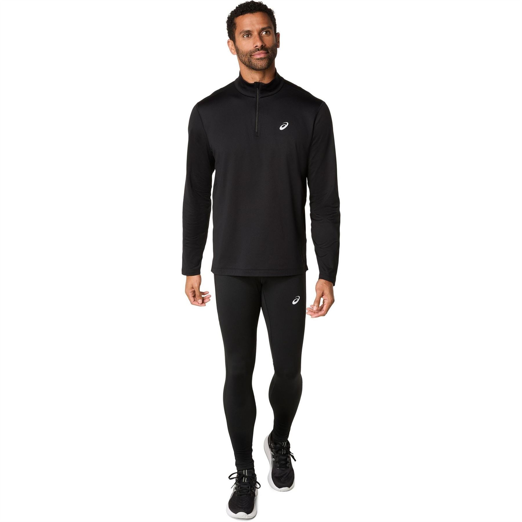 Asics Mens Ls Half Zip Winter Top Running