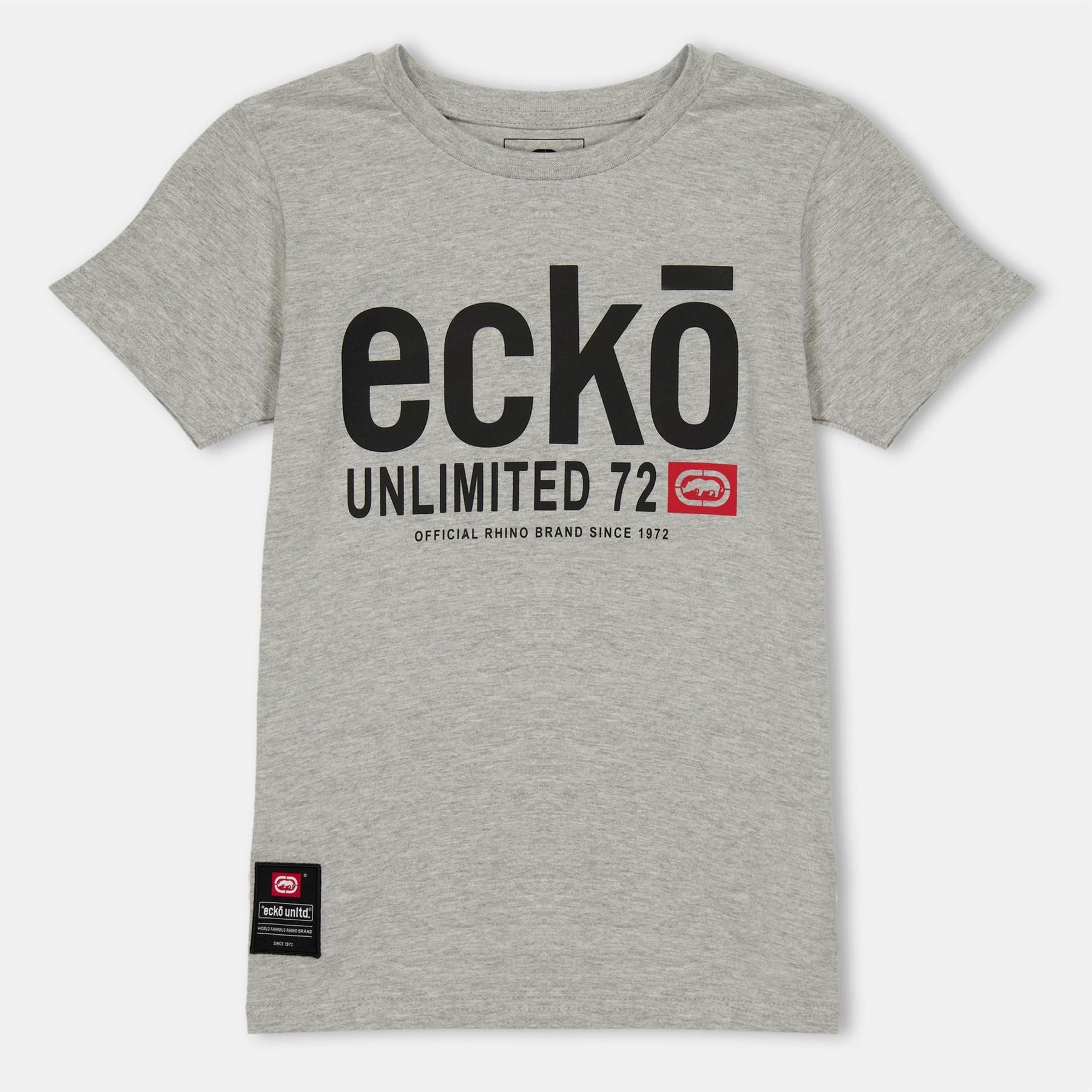 Ecko Boys Xdrive Printed Logo Crew Neck Short Sleeve T-Shirt
