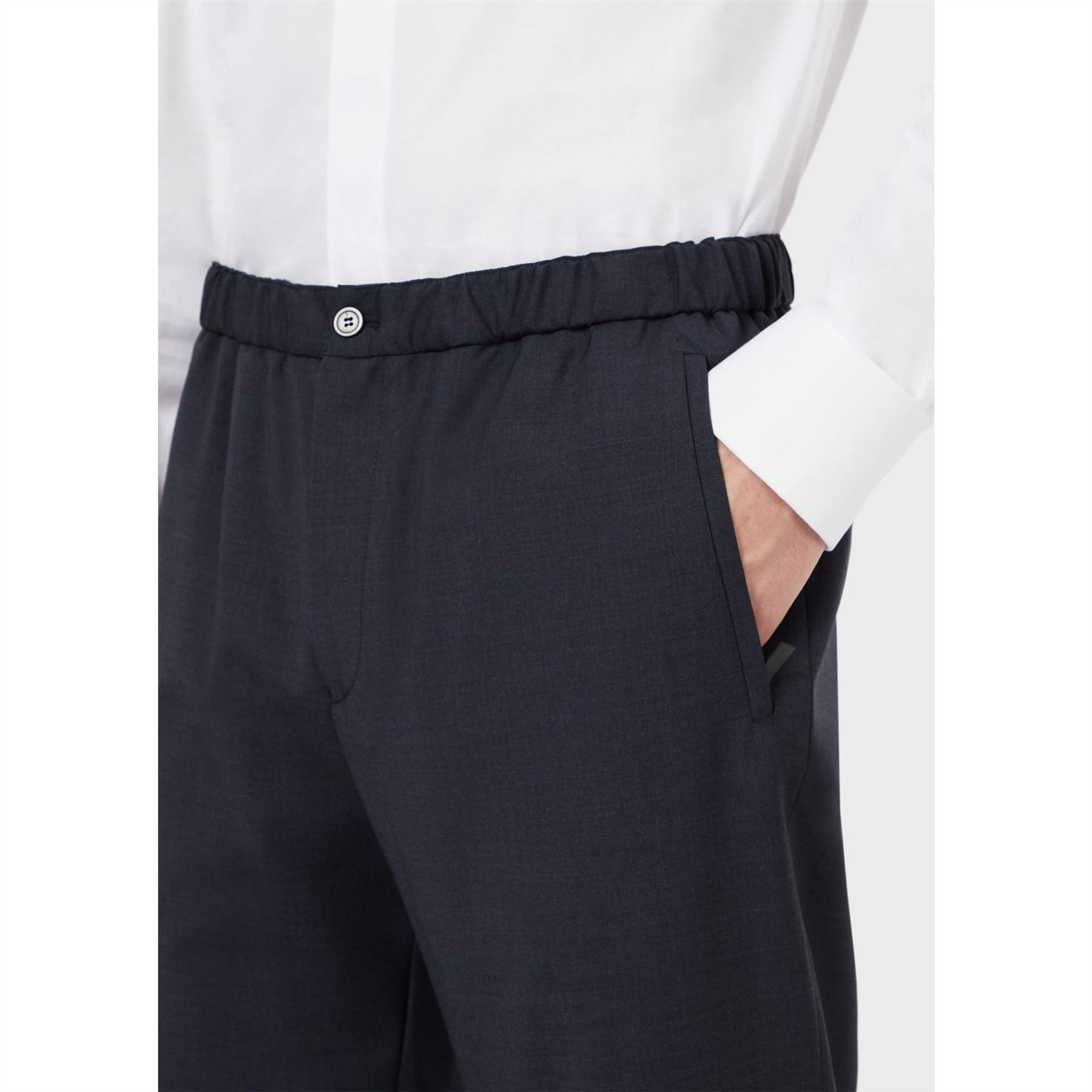 Emporio Armani Straight Leg Trousers