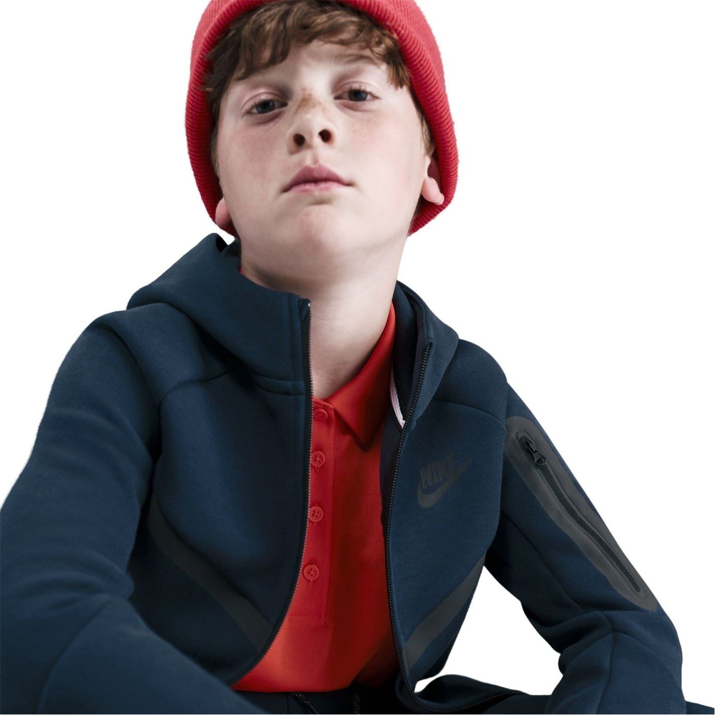 Nike Tech Fleece Regular Fit Hooded Sweatshirt Jacket