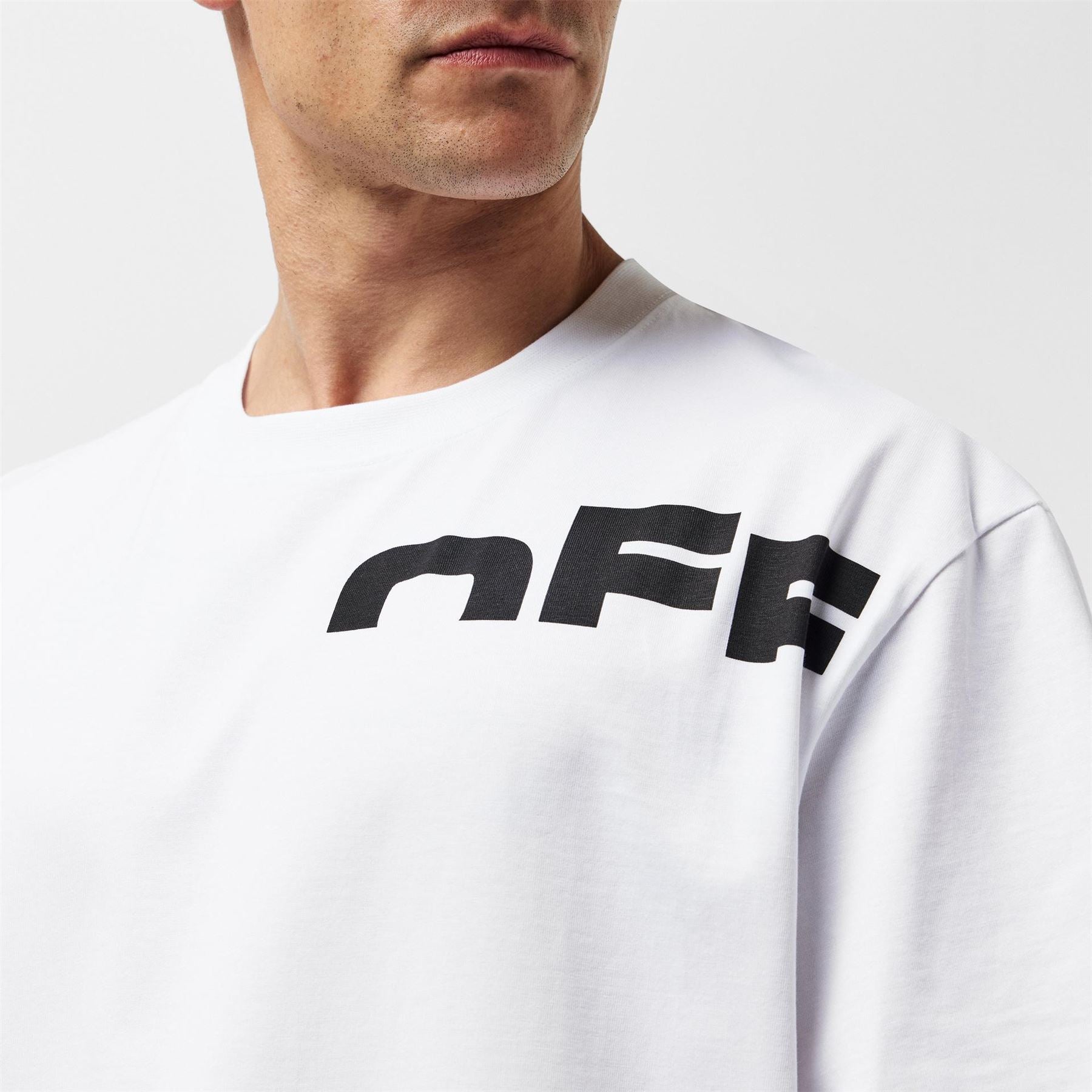 Off White Shred Skate Lettering Boyfriend T-Shirt