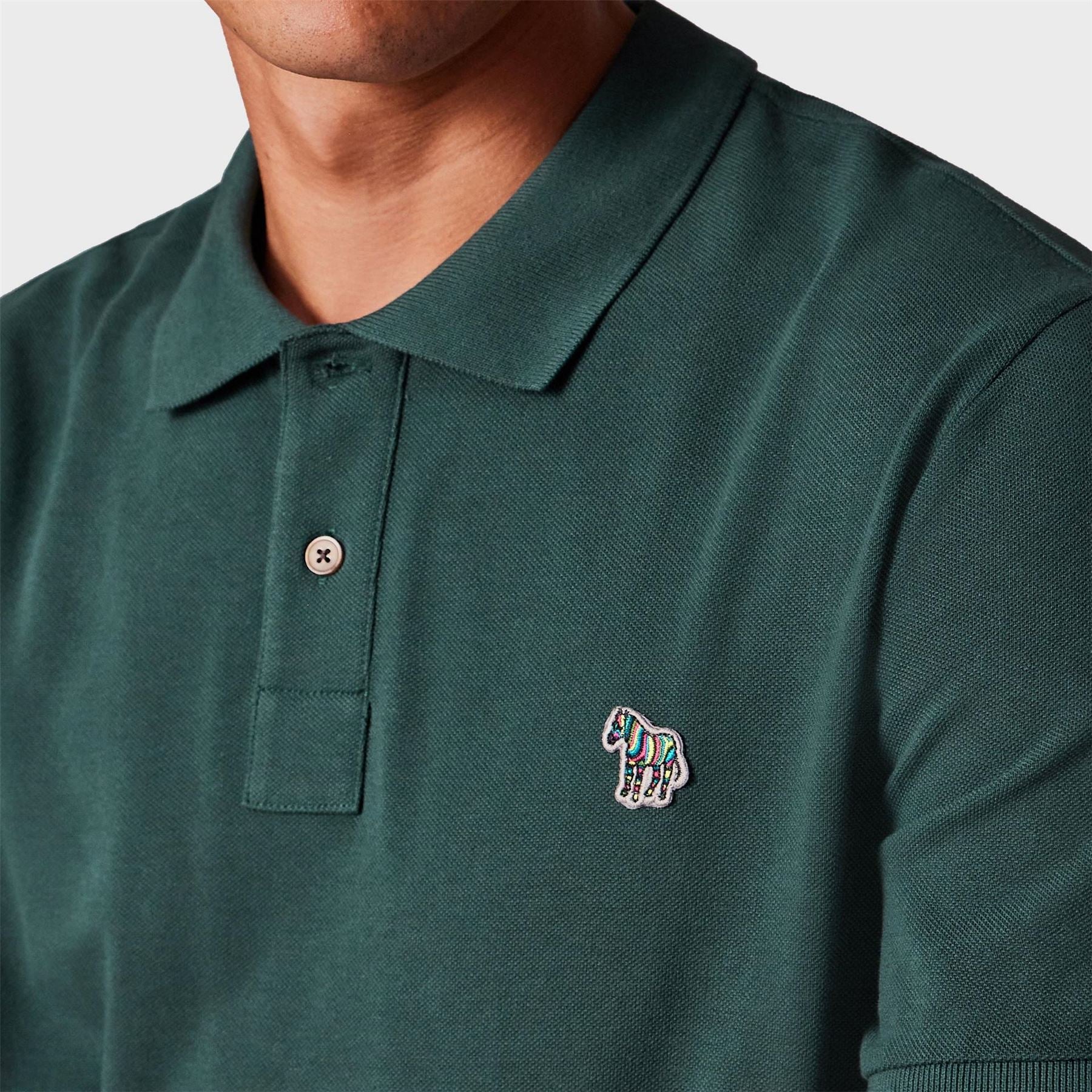 PS Paul Smith Regular Fit Zebra Polo Shirt