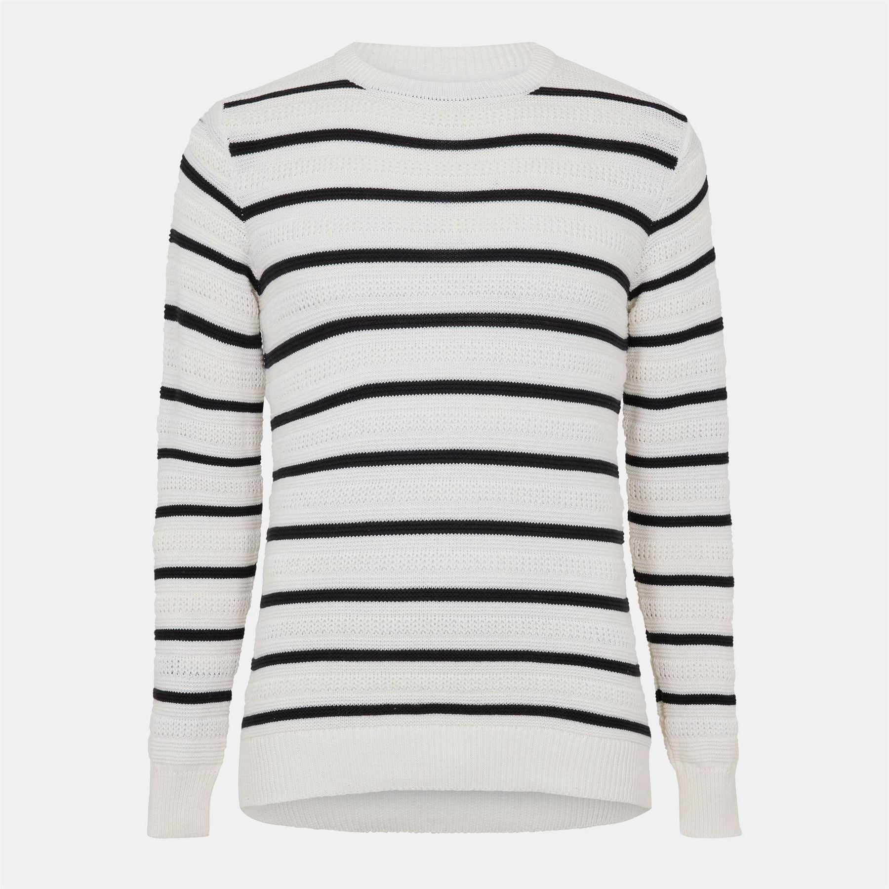 Brave Soul Neck Striped Jumper