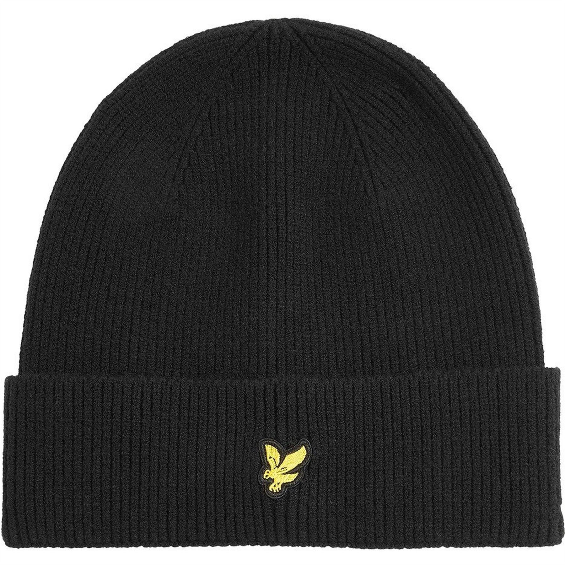 Lyle and Scott Logo Embroidered Adjustable Cuff Beanie