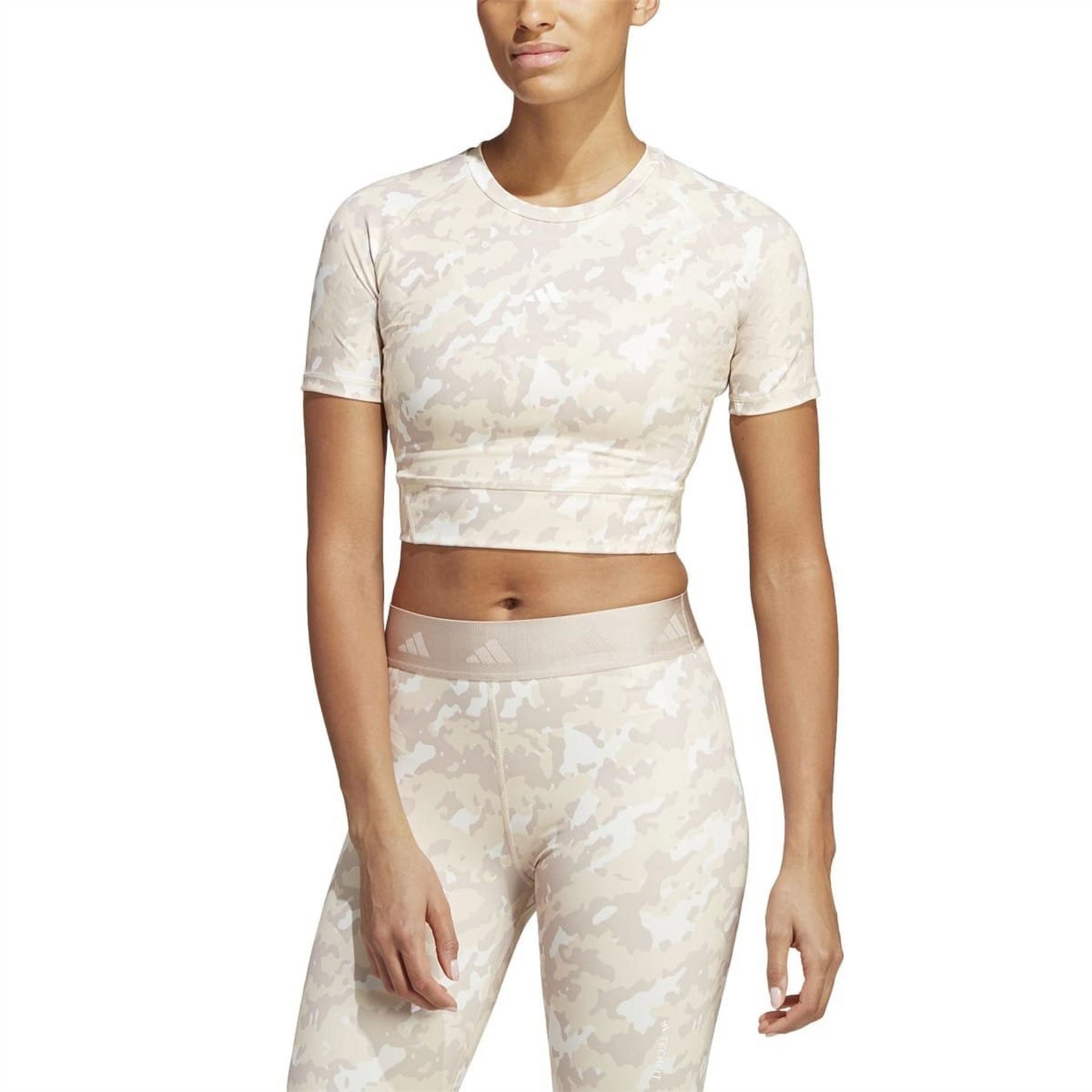 adidas Camo Print Training T-Shirt