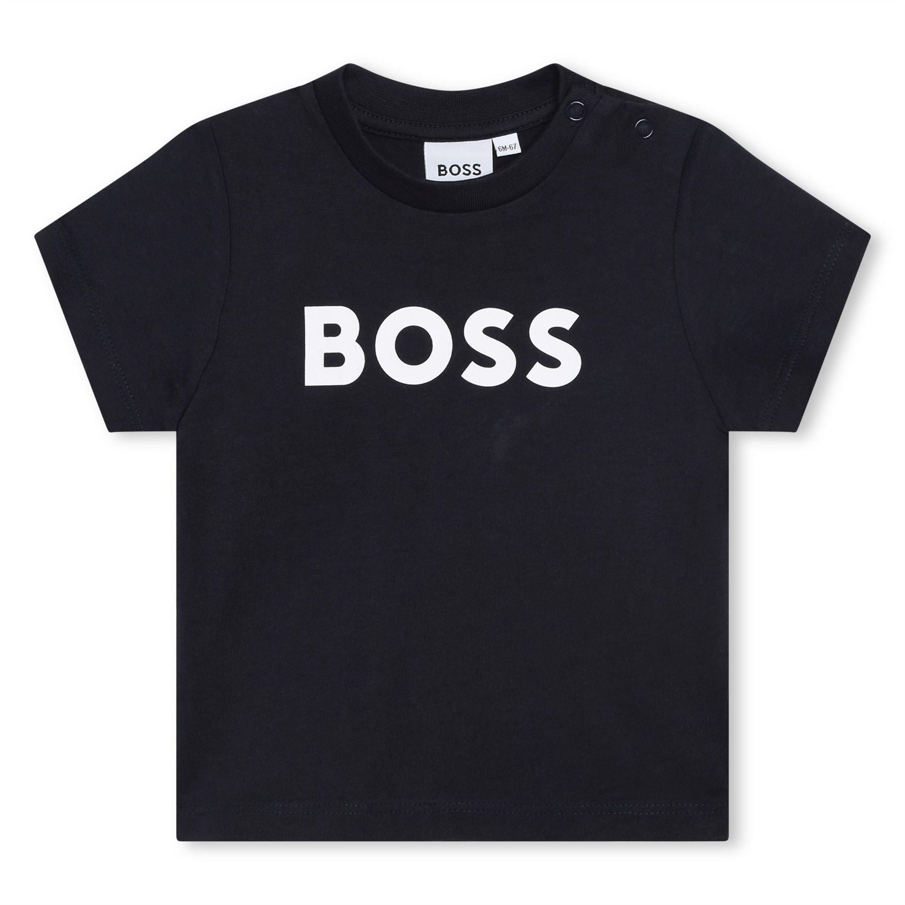 Boss Large Logo Regular Fit T-Shirt, Bold Print