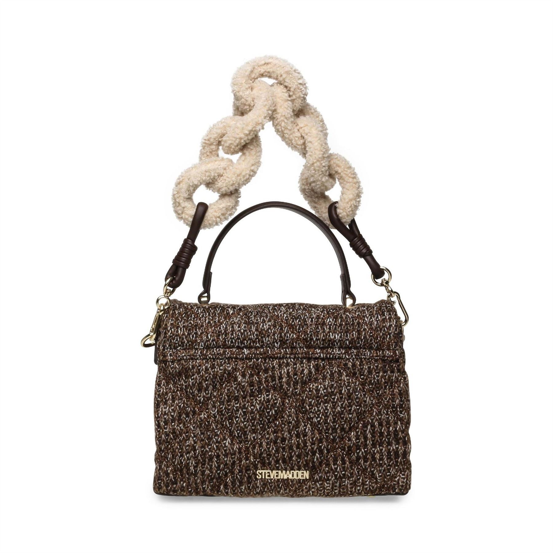 Steve Madden Textured Cross Body Bag with Gold Tone Hardware