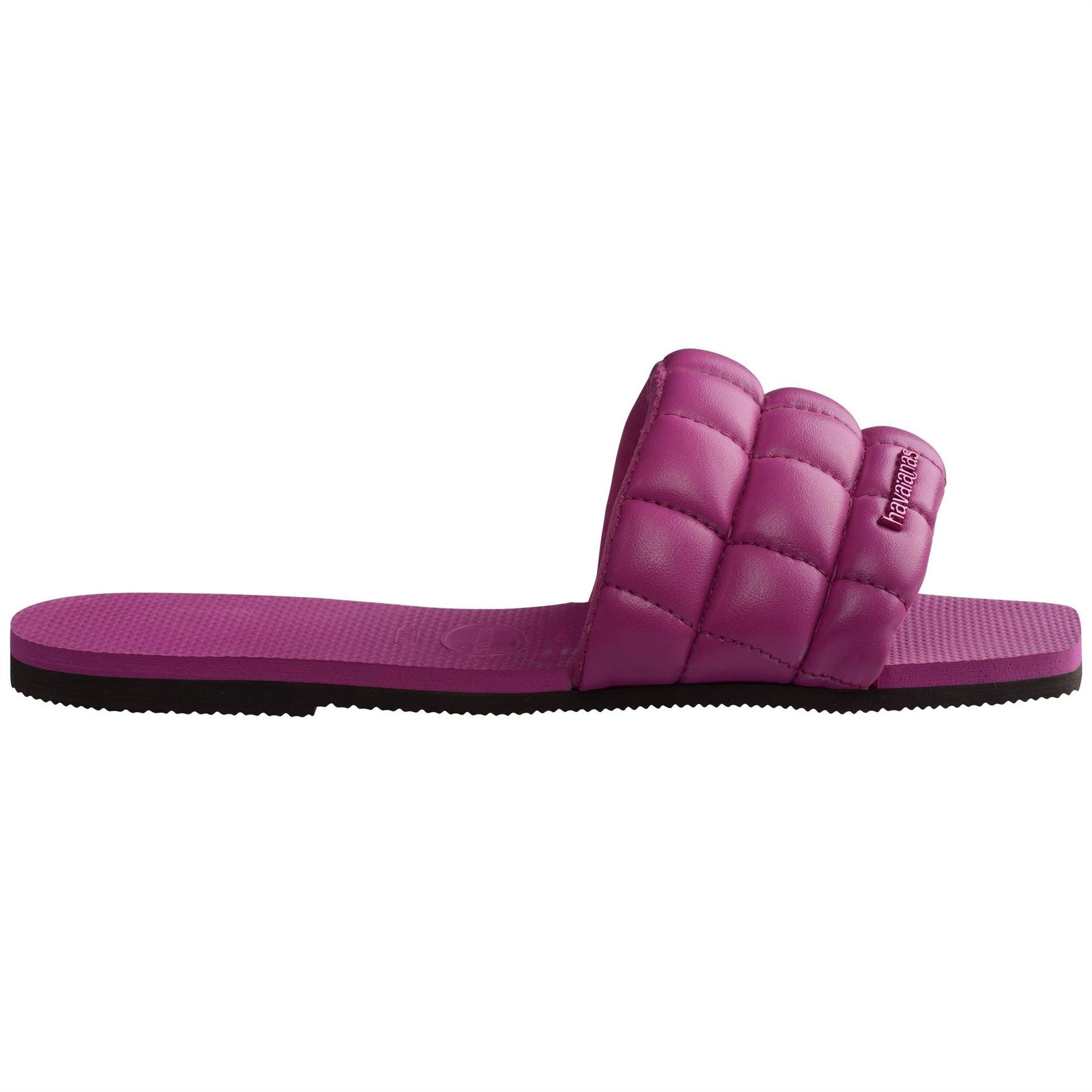 Havaianas Textured Closed Toe Slide Sandals