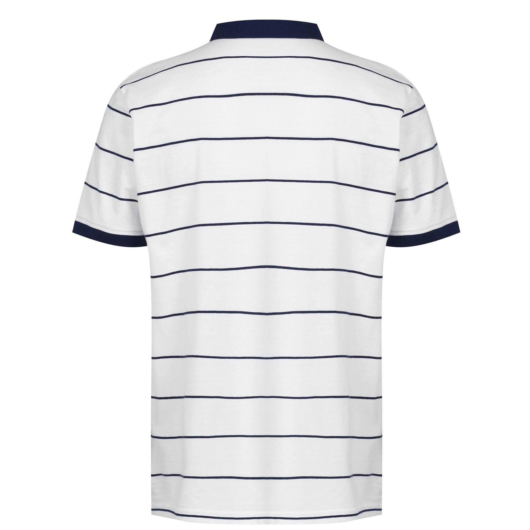 Lee Cooper Mens Stripe Polo