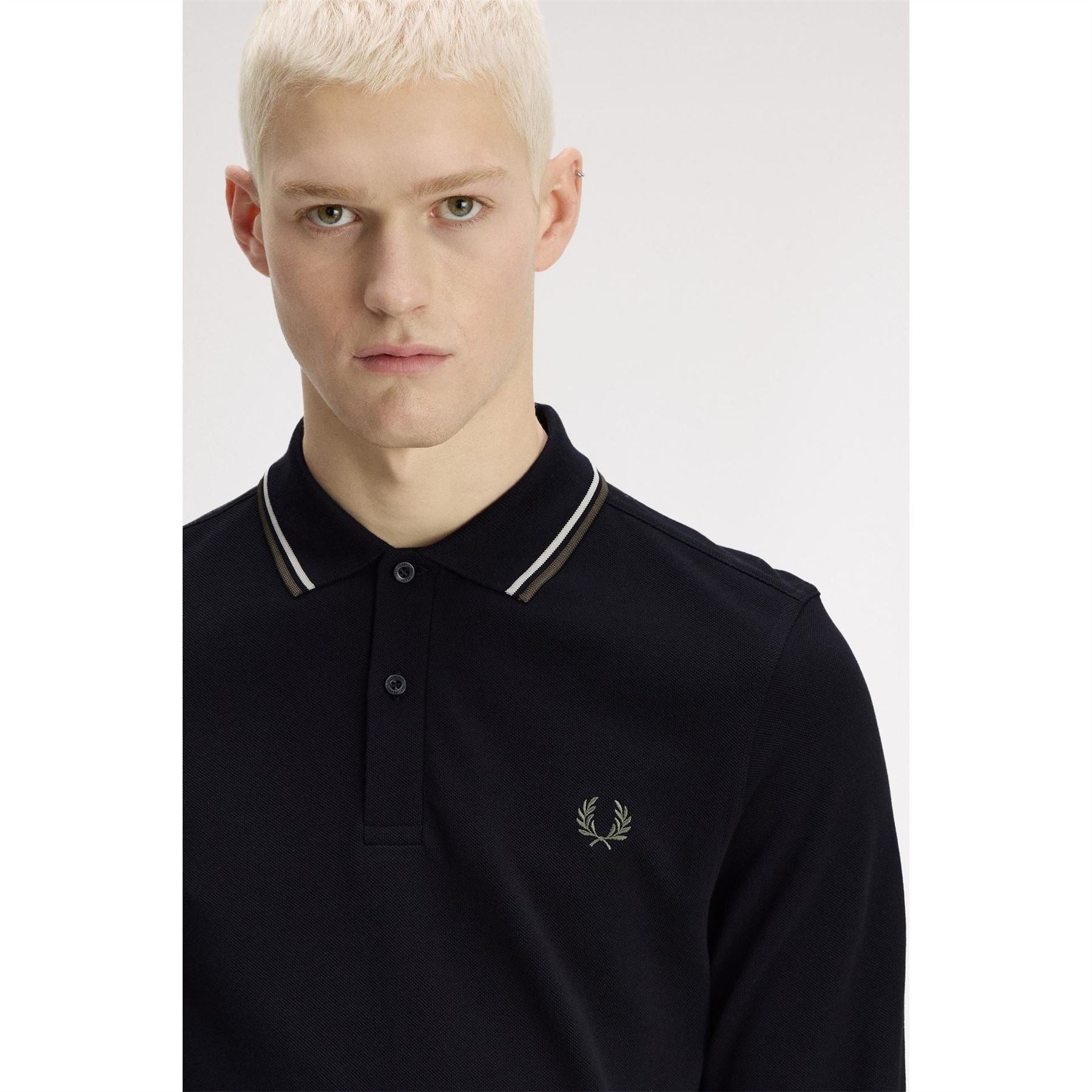 Fred Perry Sleeve Twin Tipped Polo Shirt