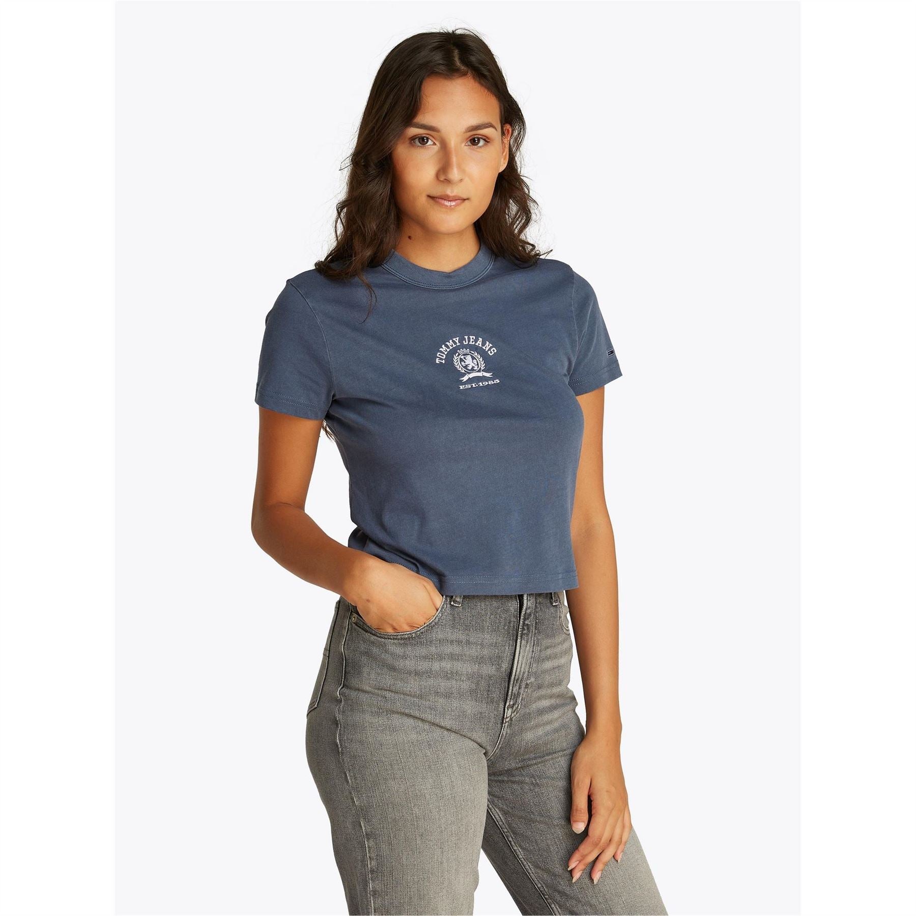 Tommy Jeans Varsity Regular Fit Cropped T-Shirt
