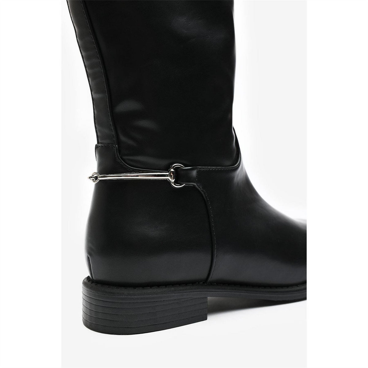 Wheres That From Flat Knee High Boots with Zipper