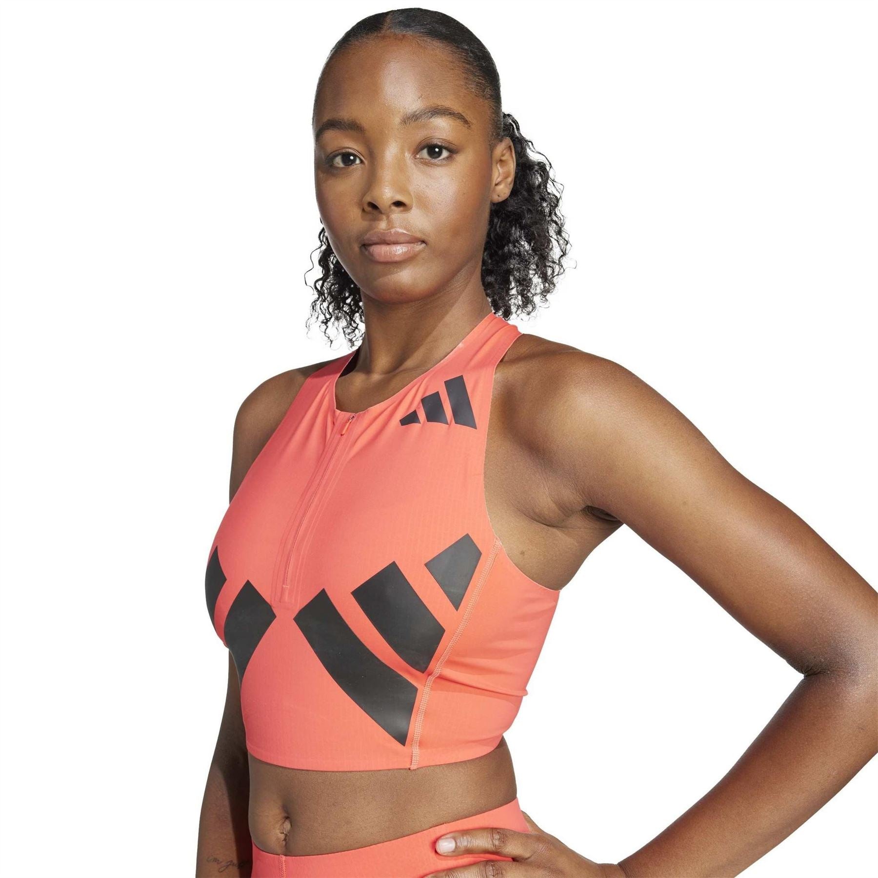 adidas Adizero Halter Neck Sleeveless Muscle Tank