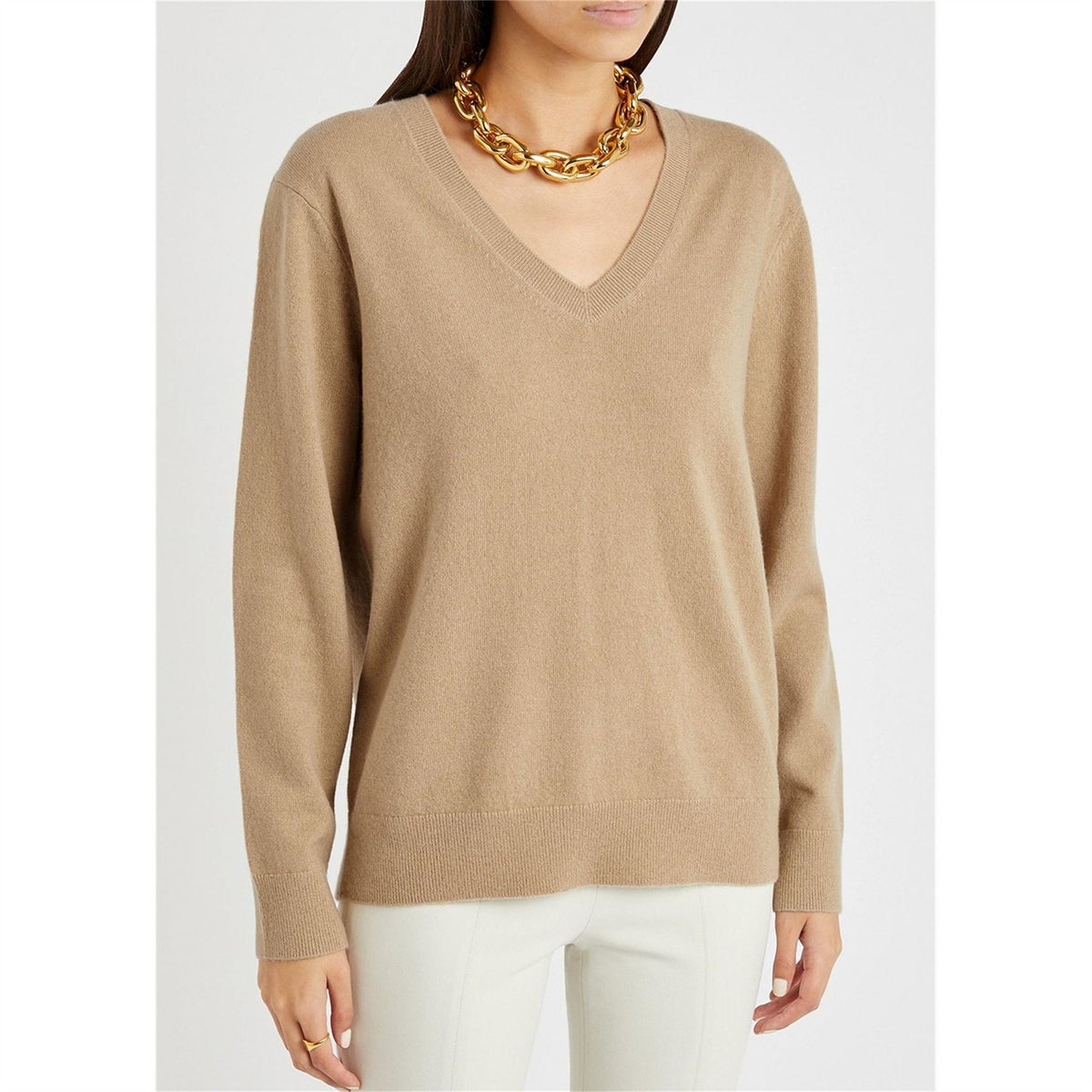 Vince End V Neck Knit