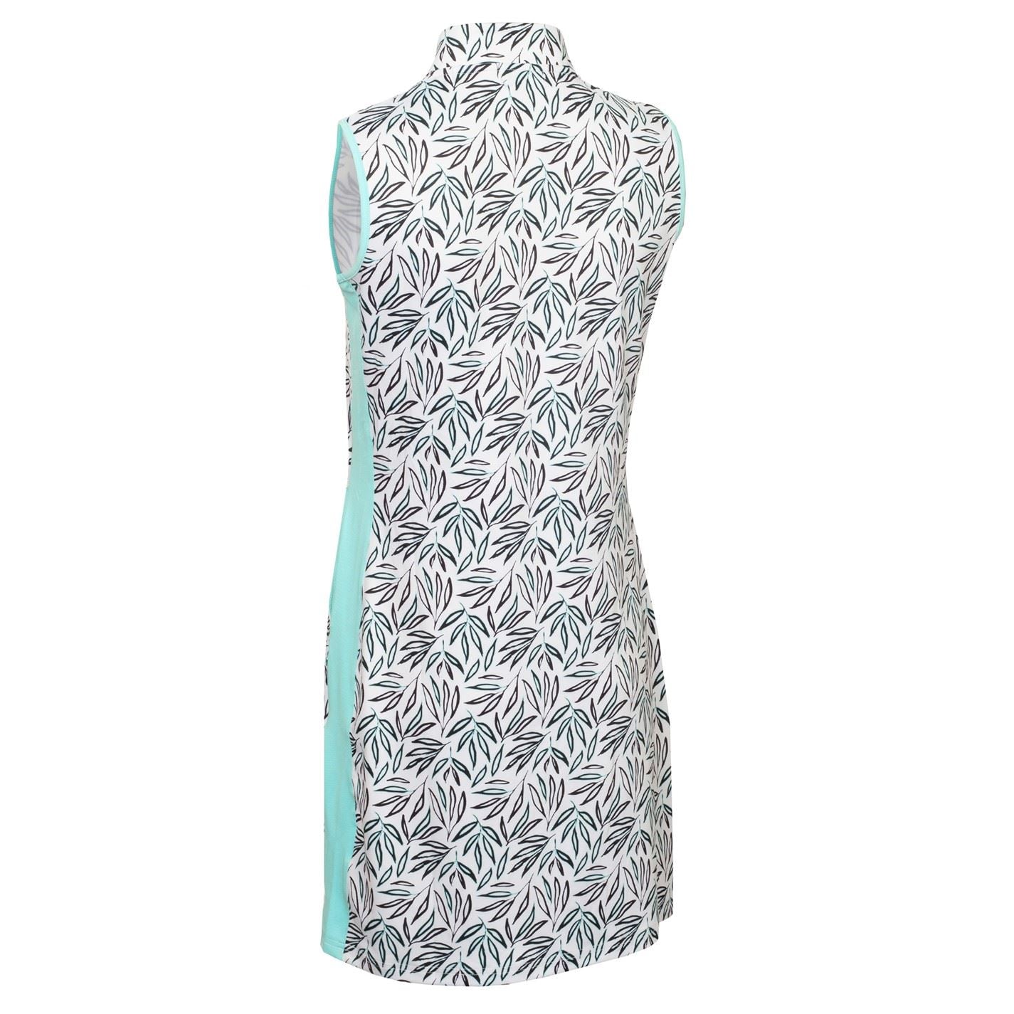 Calvin Klein Golf G Zip Neck Knee Length Shift Dress