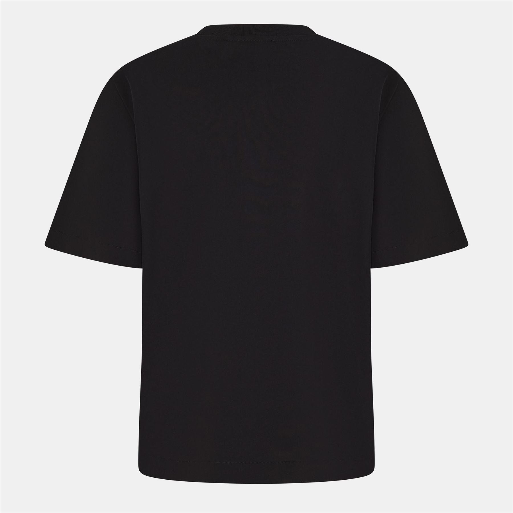 Off White Flower Crew Neck Short Sleeve T-Shirt