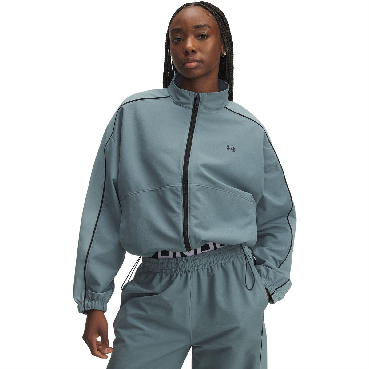 Under Armour UA Rival Color Block Quarter Zipper Track Jacket