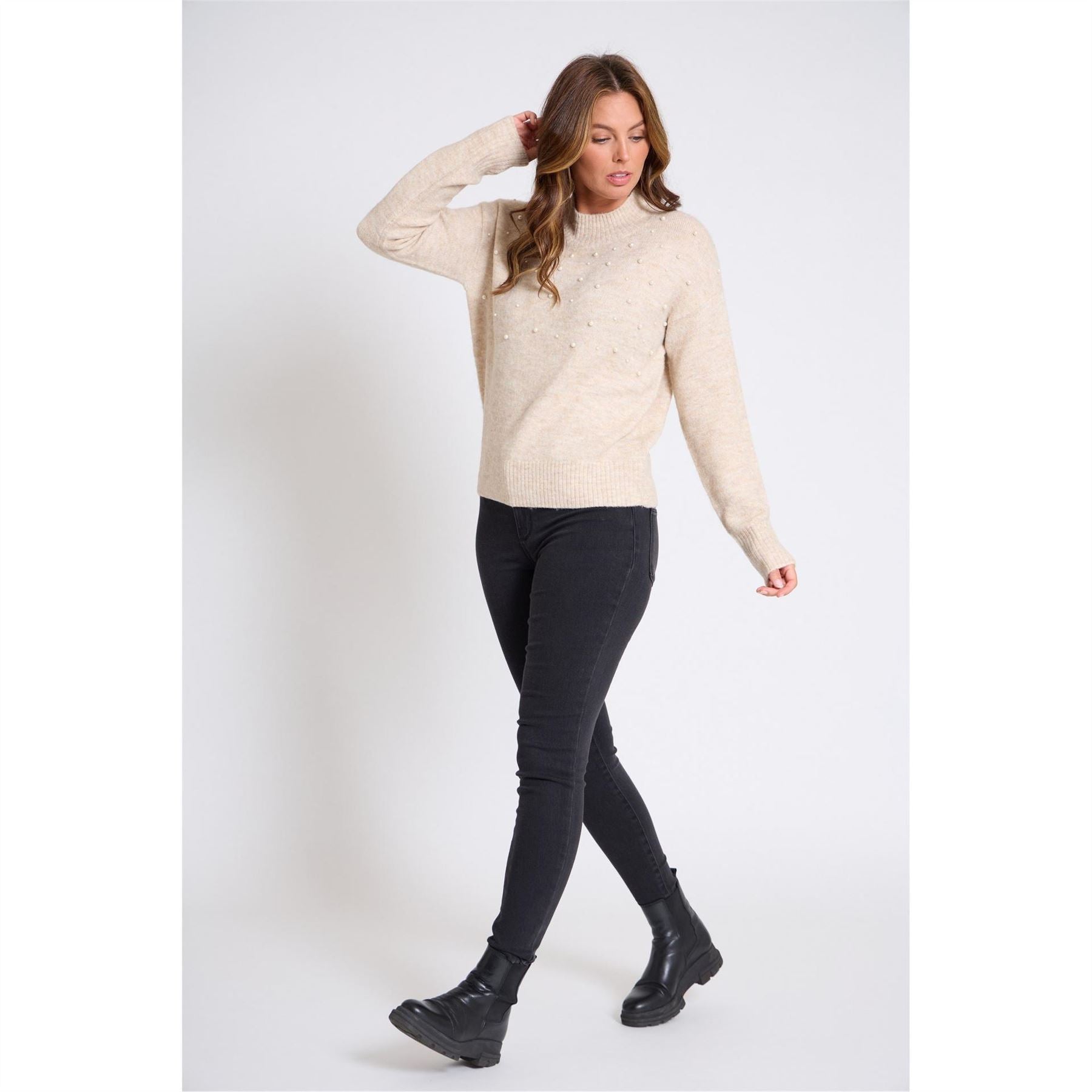 Be You Crew Neck Long Sleeve Regular Fit Sweater