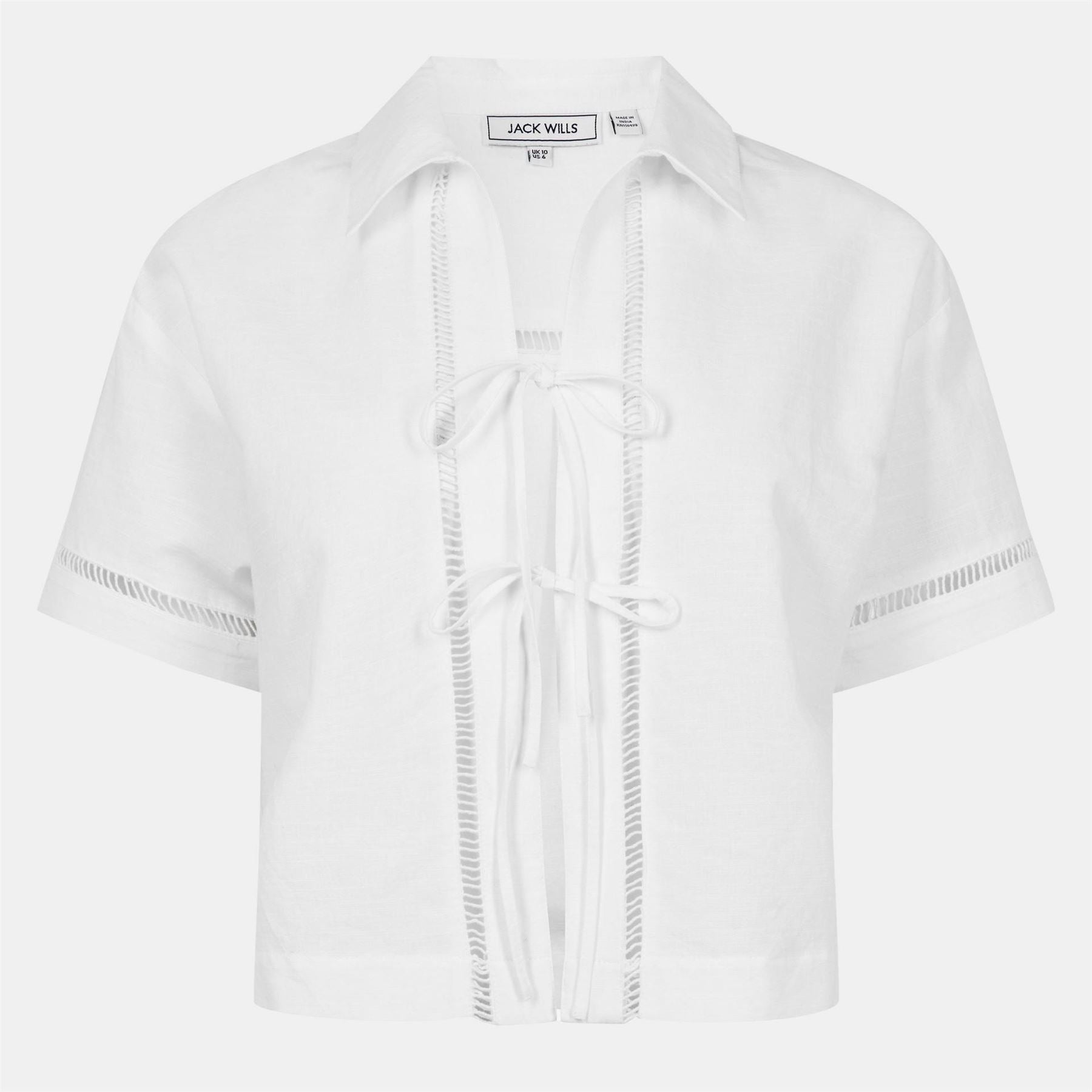 Jack Wills  Linen Broderie Shirt