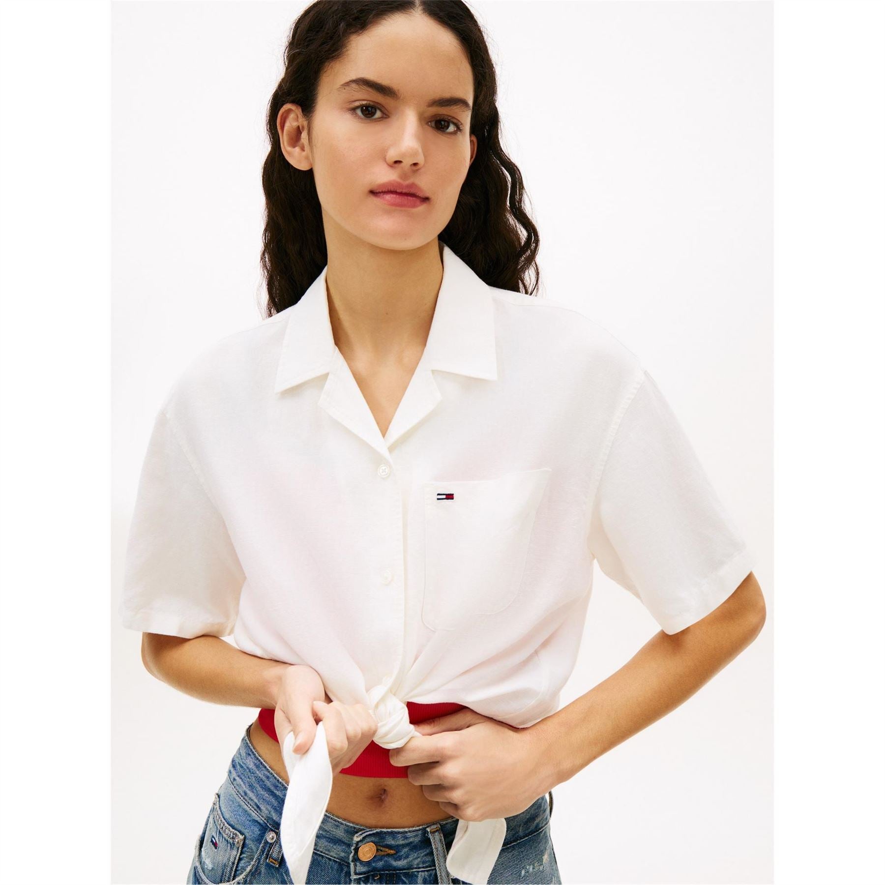 Tommy Jeans Short Sleeve Plain Shirt