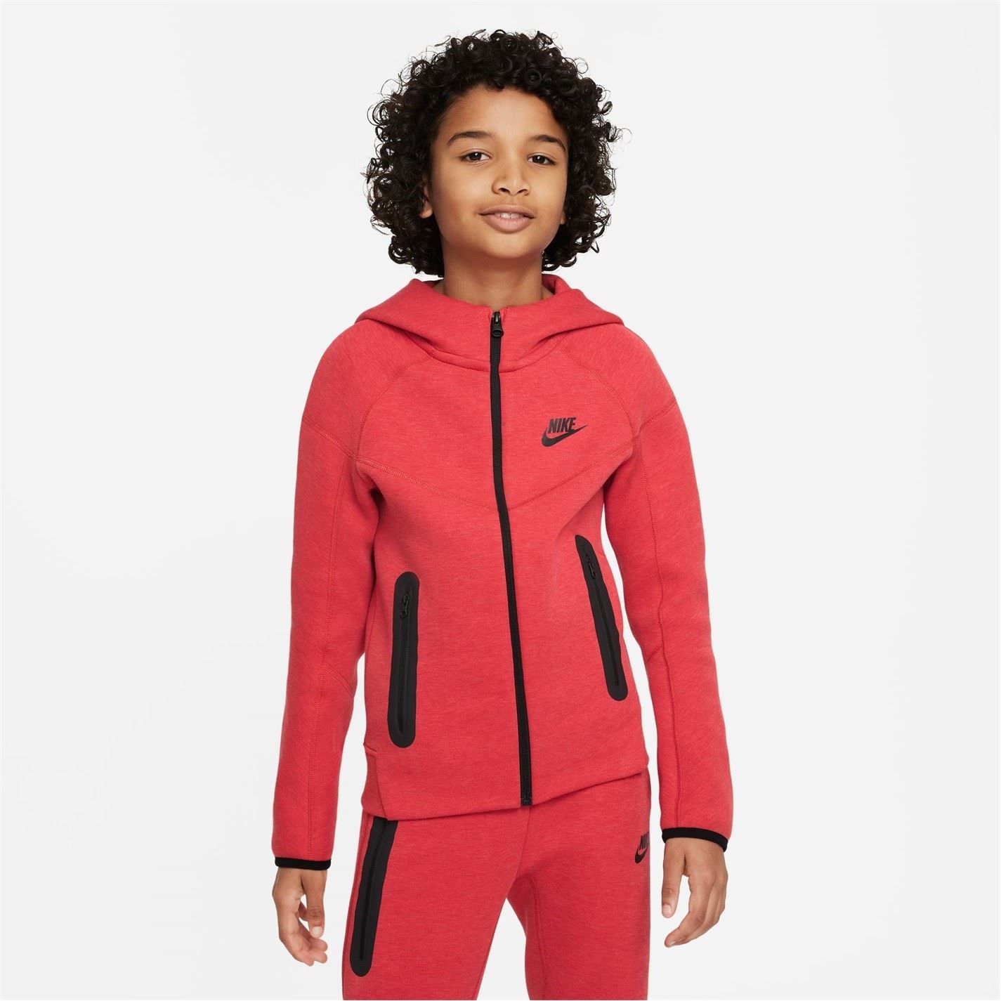 Nike Sportswear Tech Fleece Big Kids  Full Zip Hoodie