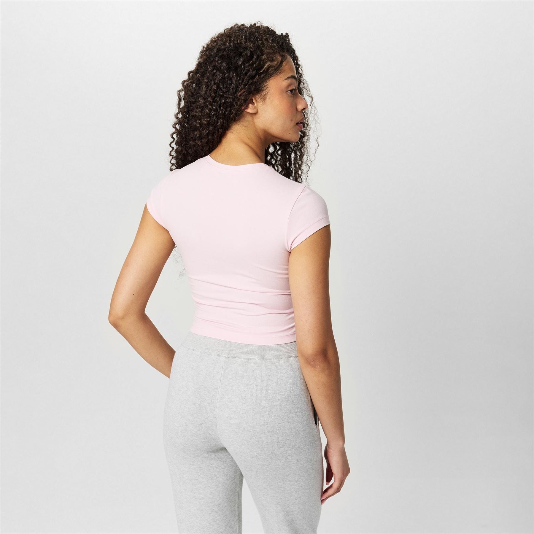 Jack Wills Cropped Slim Fit Lettering T-Shirt