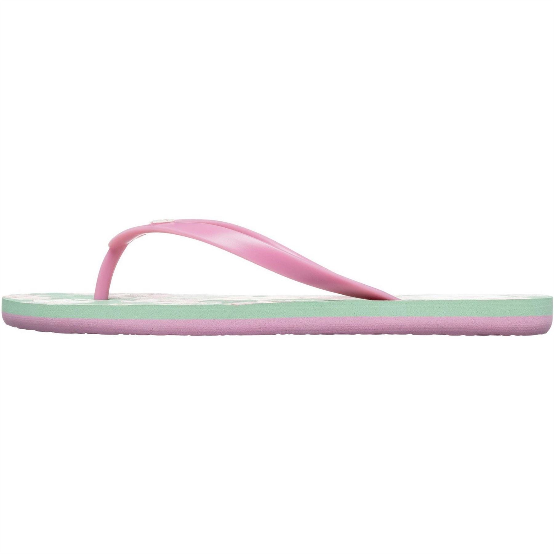 Roxy By The Sea Floral Flat Heel Flip Flops