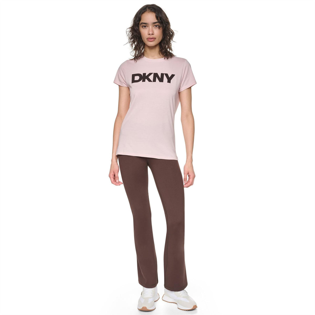 DKNY Exploded Logo Sport Crew Neck Short Sleeve T-Shirt