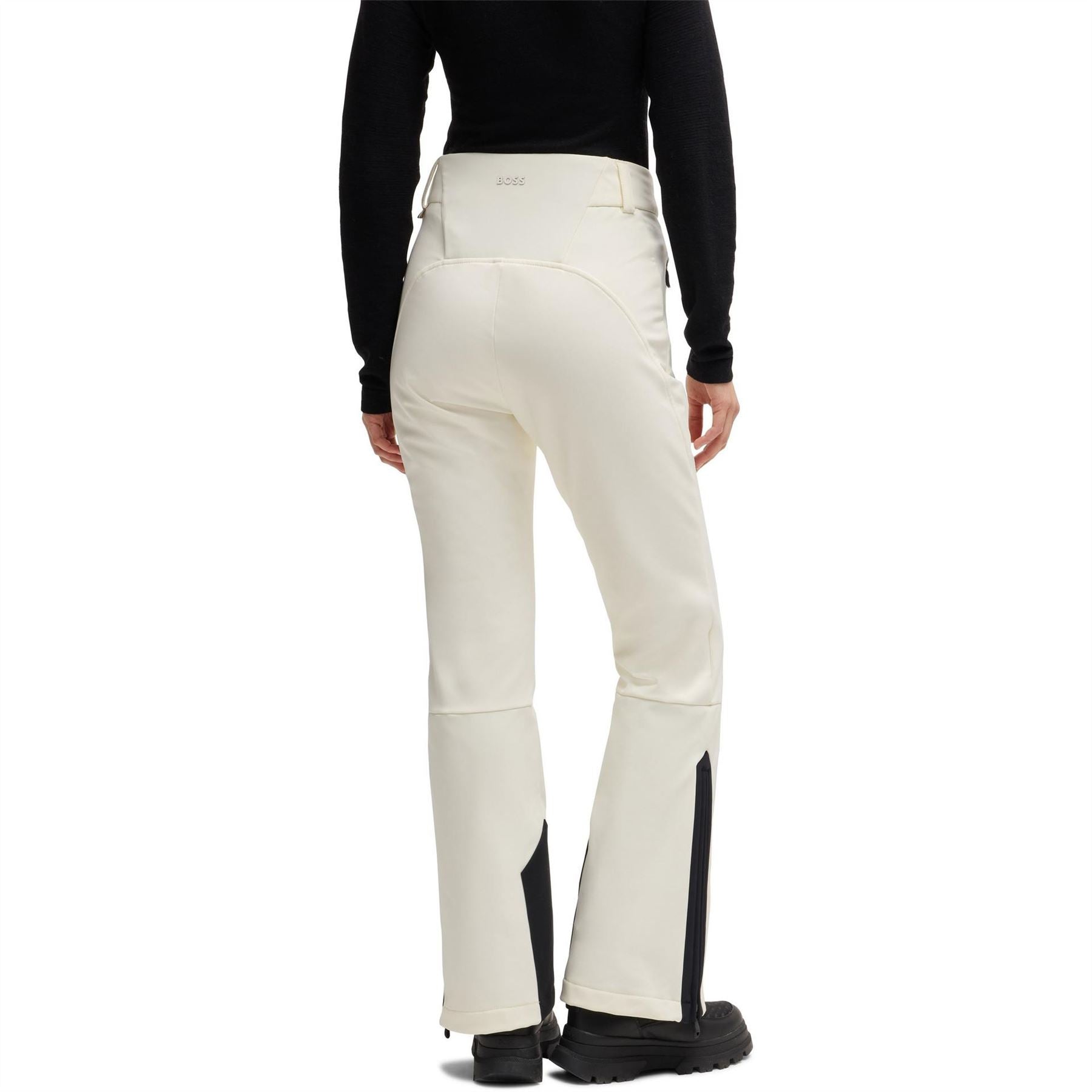 Boss Kern Ski Solid Patterned Straight Trousers
