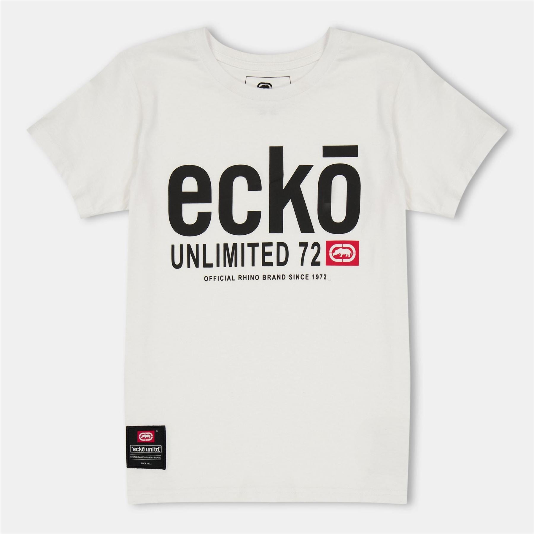 Ecko Boys Xdrive Printed Logo Crew Neck Short Sleeve T-Shirt