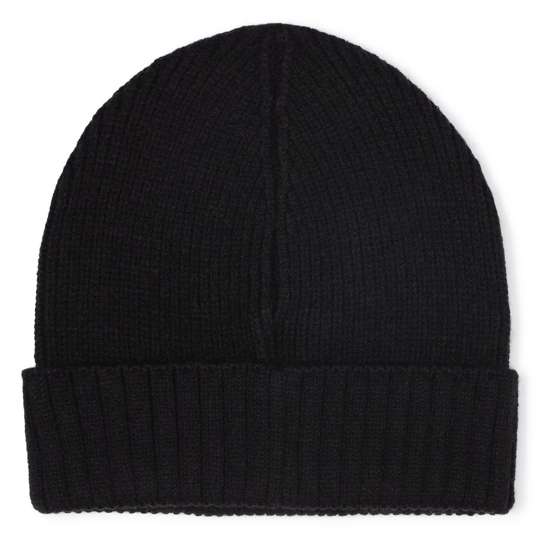 Boss Junior Logo Print Lettering Adjustable Cuff Beanie