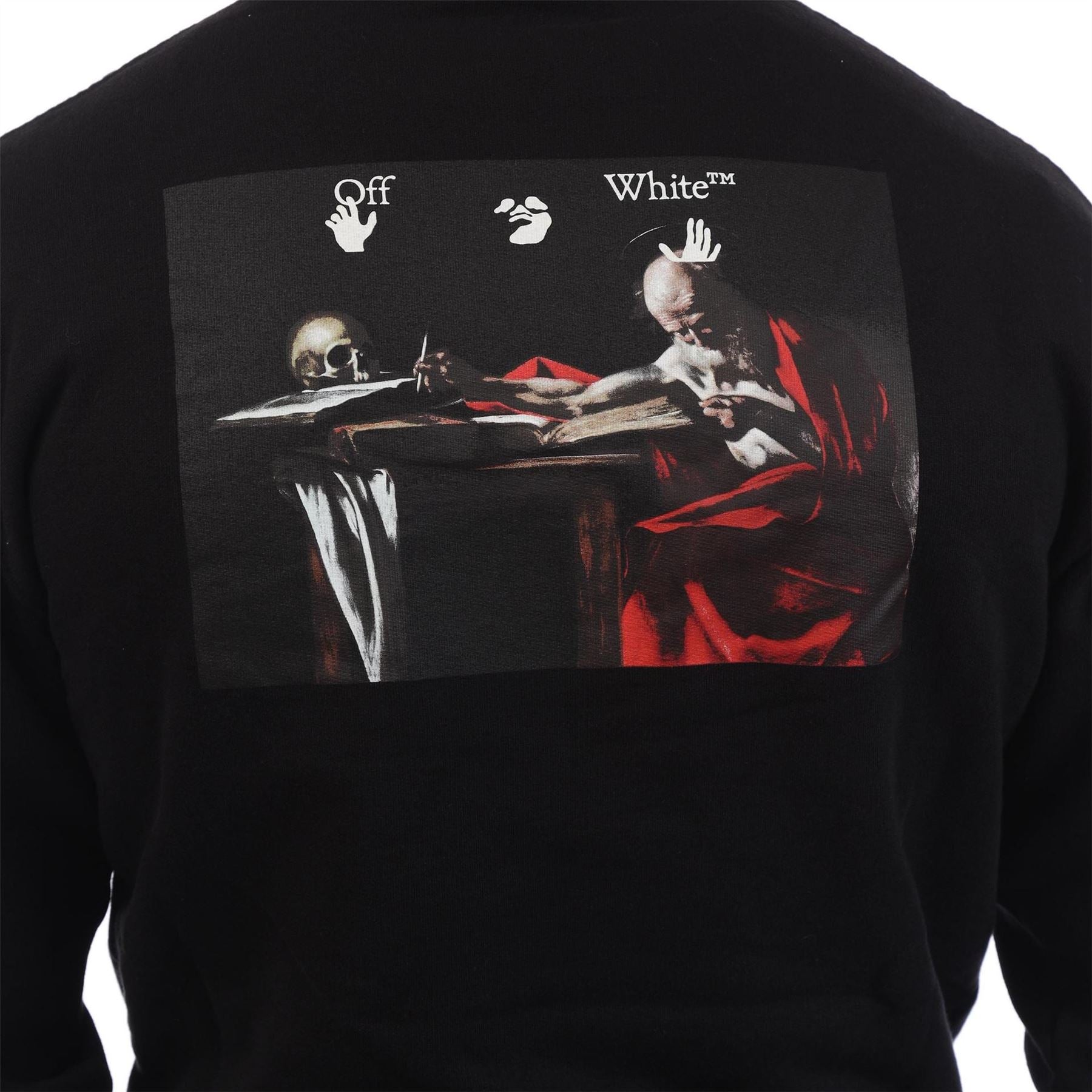 Off White Paint Over Hoodie