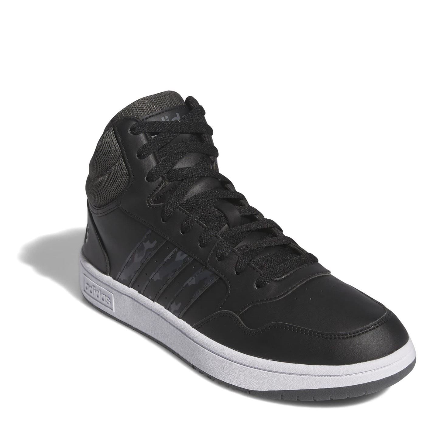 adidas Mens Hoops 3.0 Mid Classic Vintage Shoes