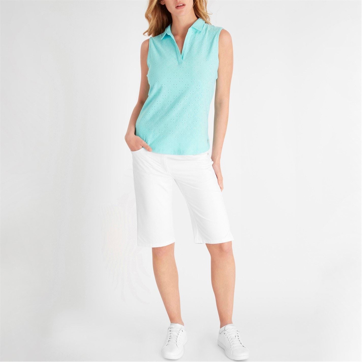 Calvin Klein Golf Sleeveless Performance Polo Shirt
