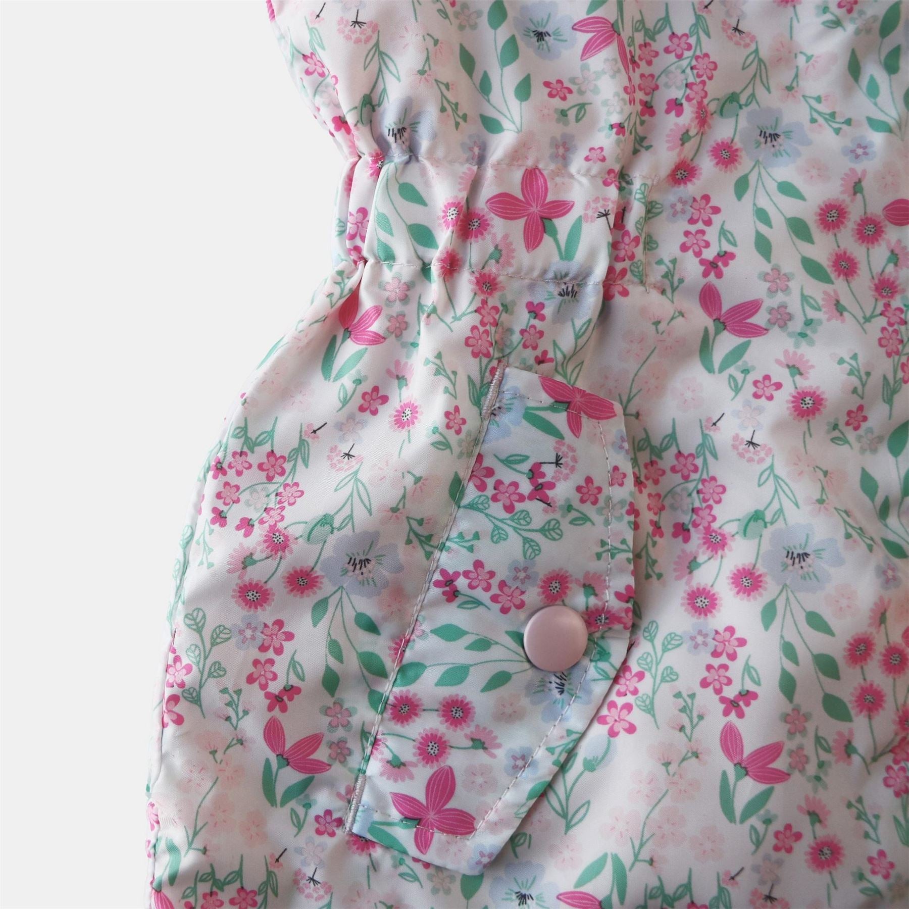 Firetrap Enchanted Blossom Pink Floral Hooded Long Sleeve  Anorak