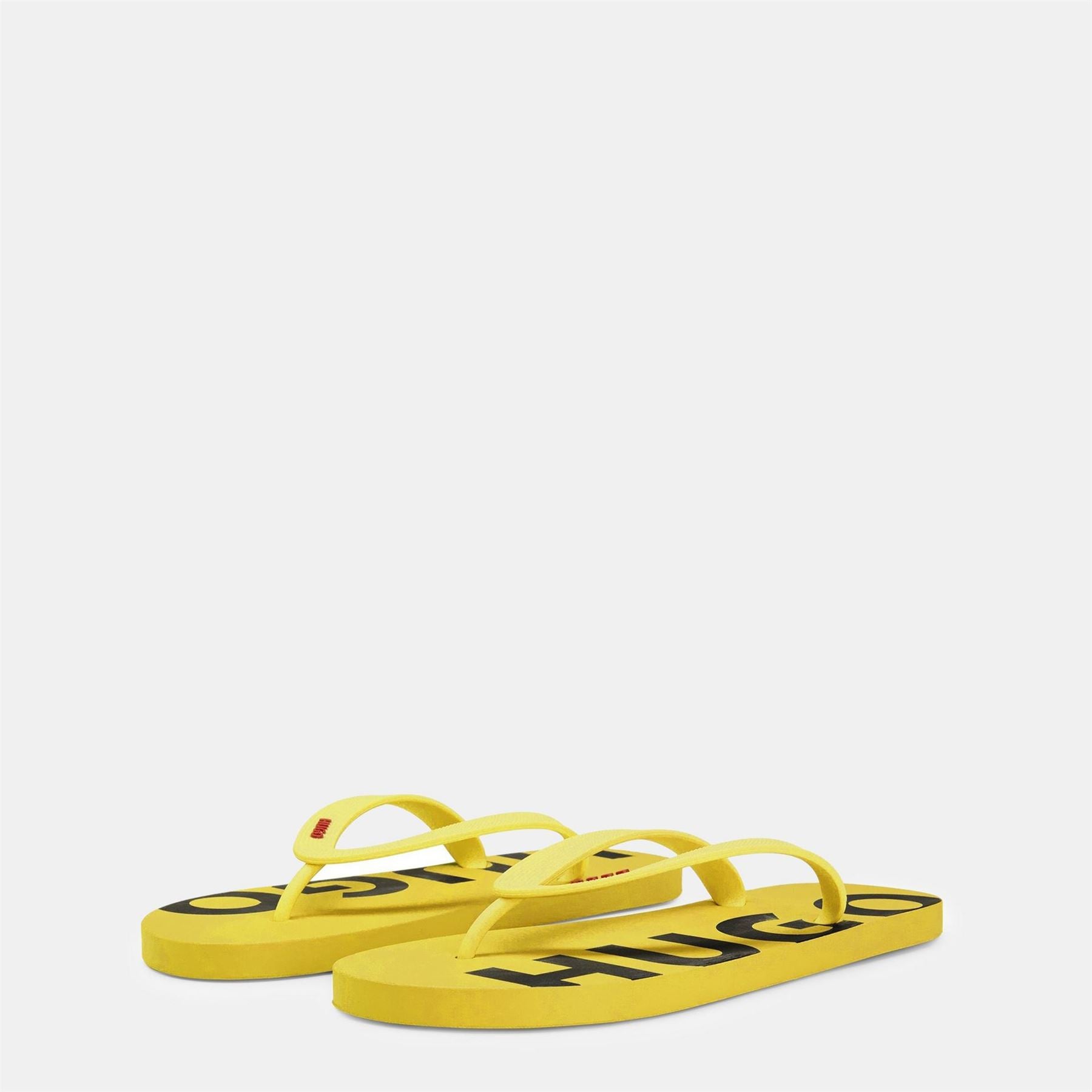 Hugo Arvel Logo Print Thong Flip Flops