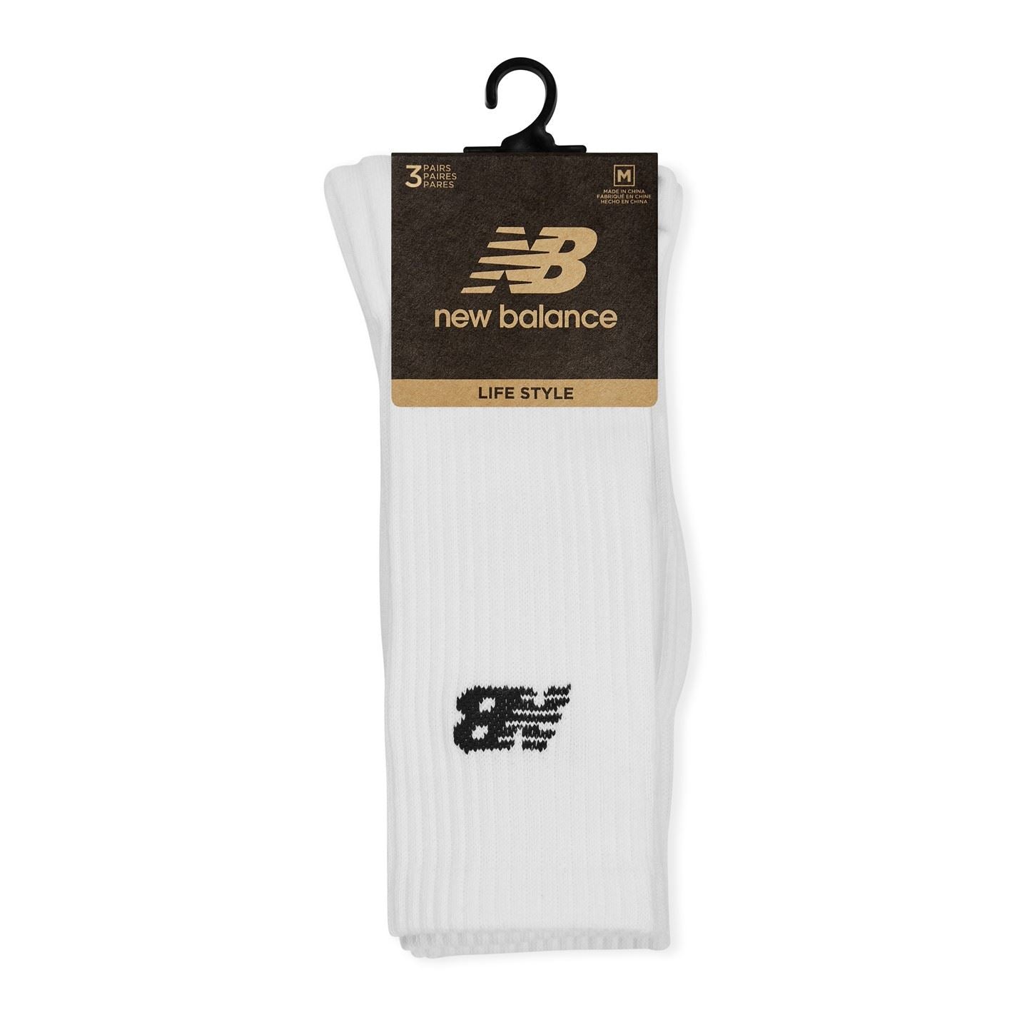 New Balance Everyday Crew Socks 3 Pack Adults