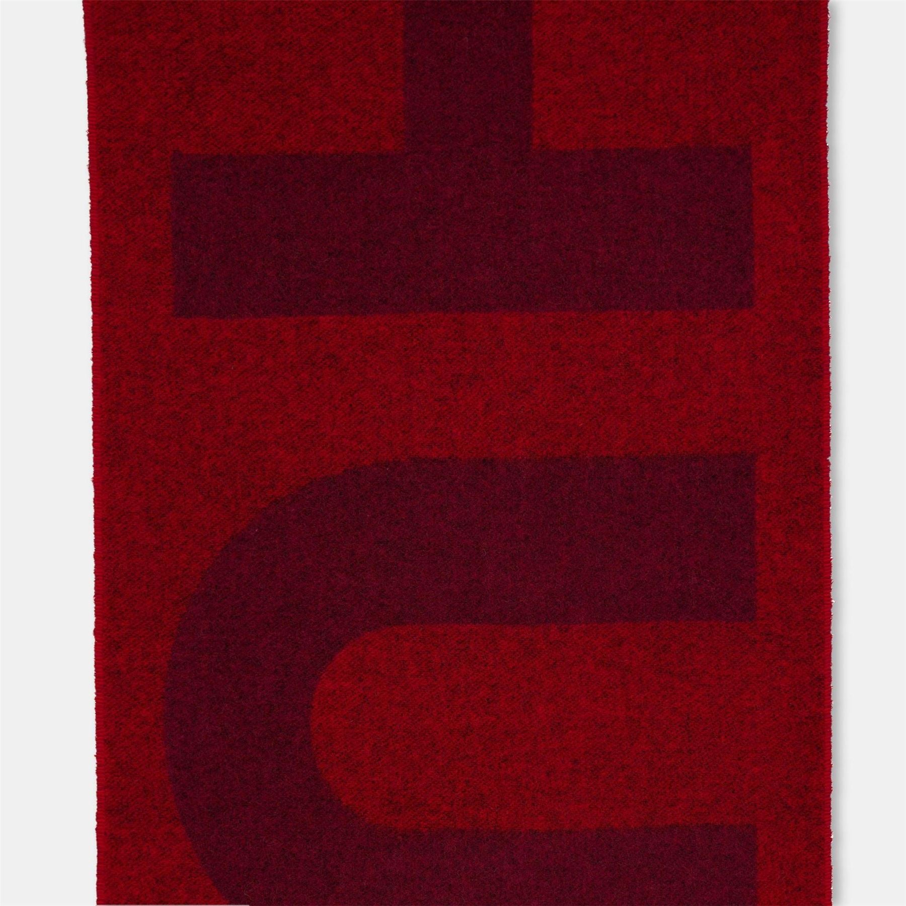 Hugo Lettering Graphic Print Oblong Scarf