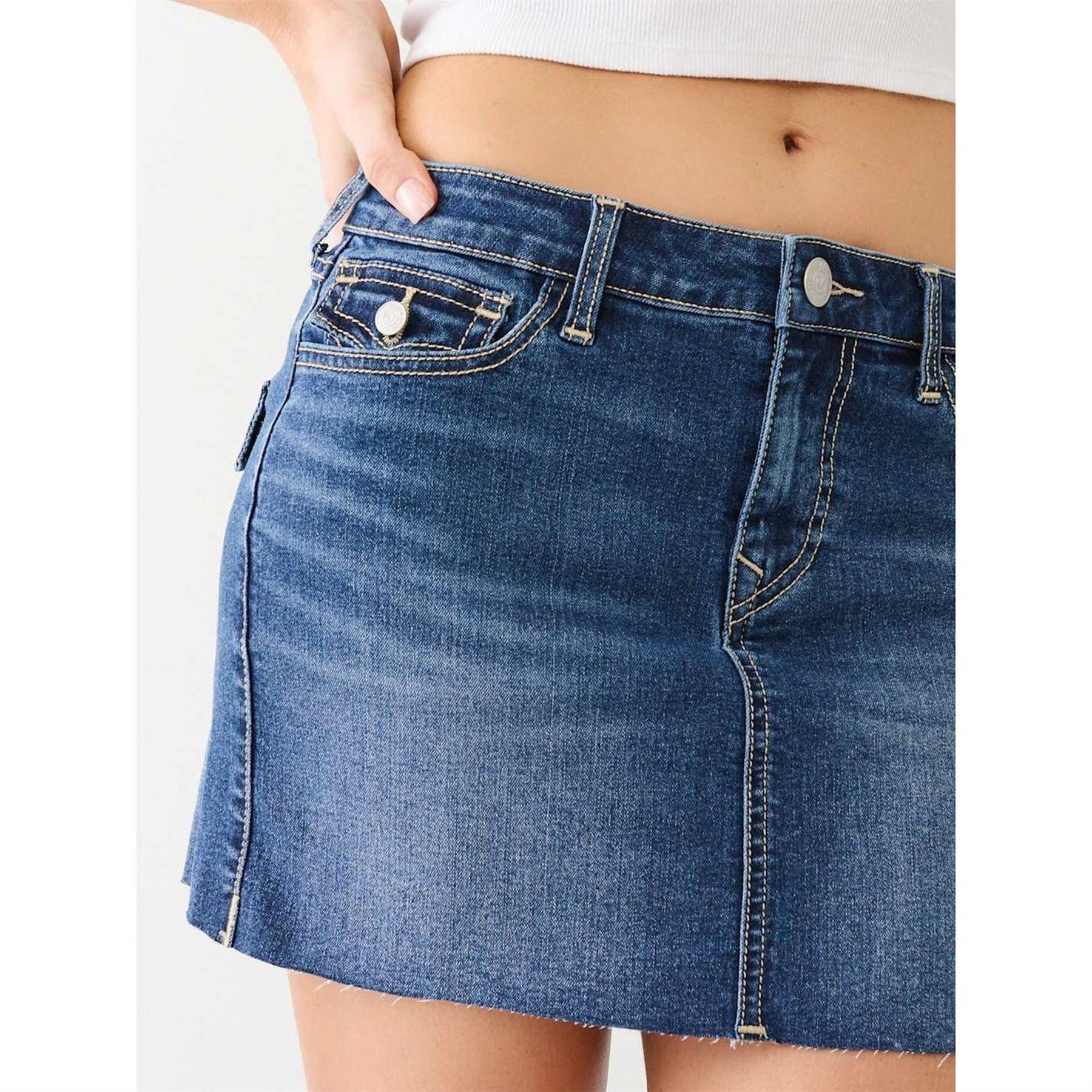 True Religion Sadie Mini 5 Pocket Skirt