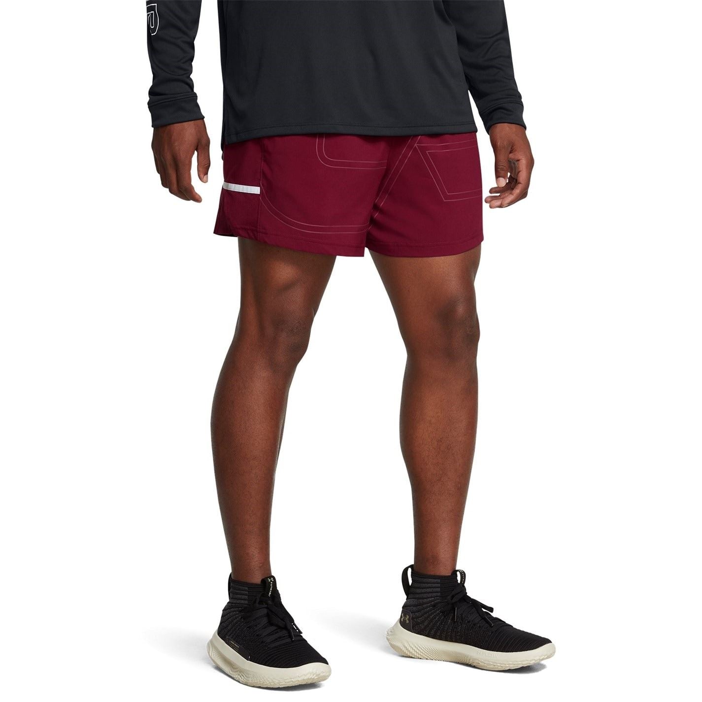 Under Armour Mens Armour Ua Zone Pro 5in Short Tracksuit Bottom