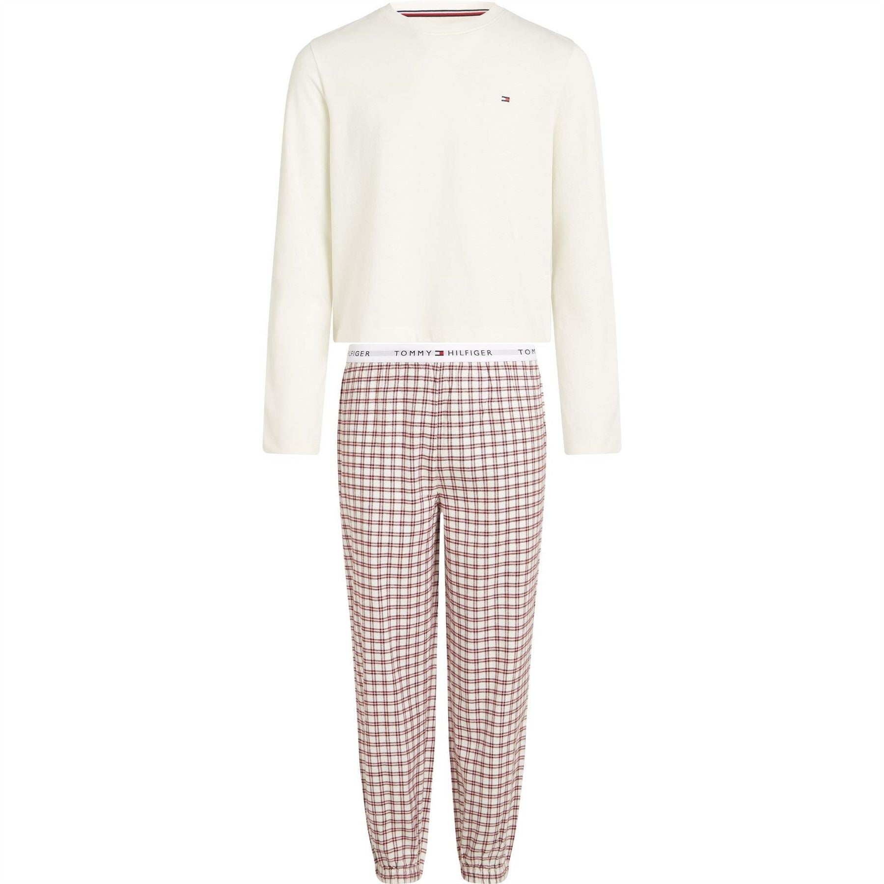 Tommy Hilfiger Crew Neck Long Sleeve Pyjama Set