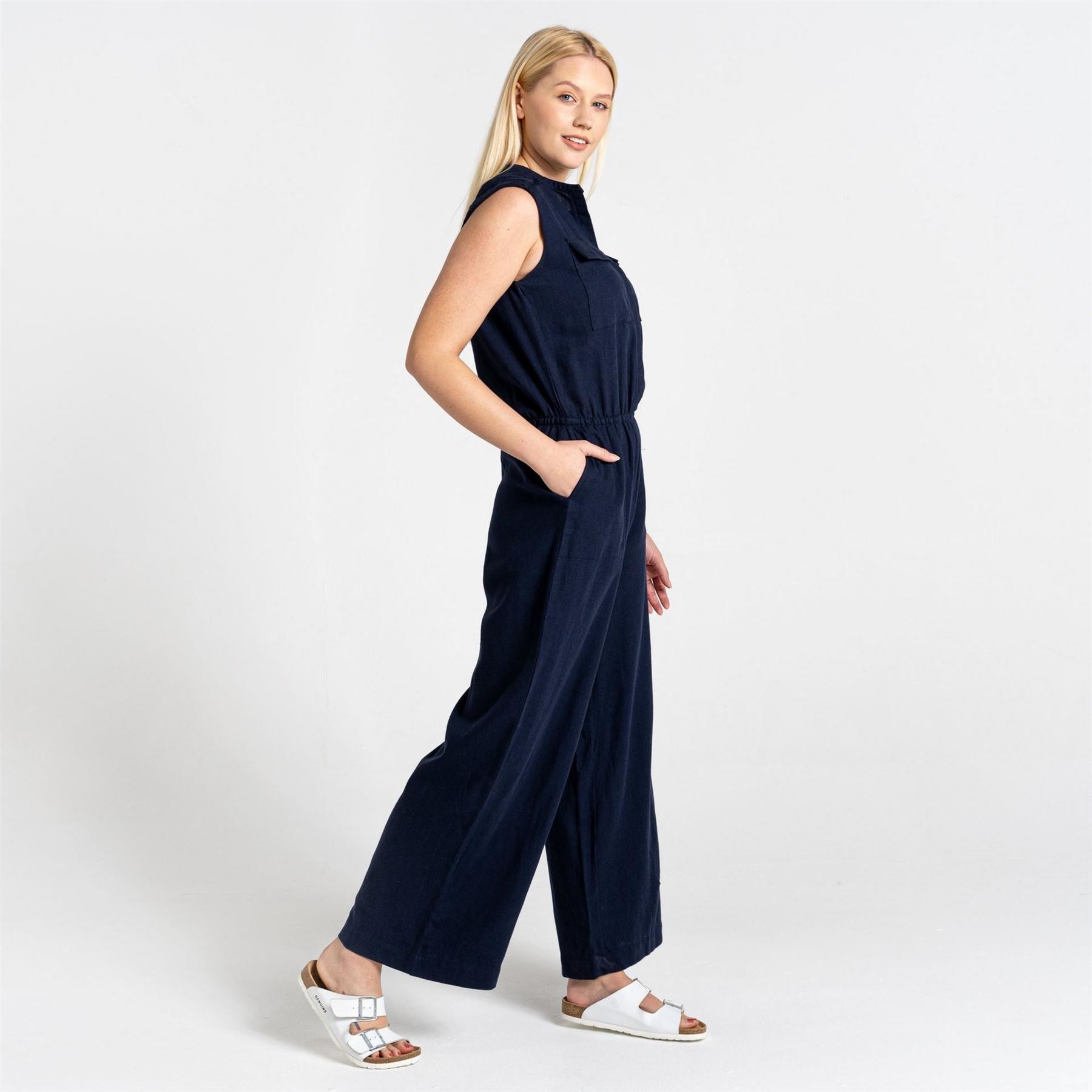 Craghoppers Maxima Collared Sleeveless Jumpsuit