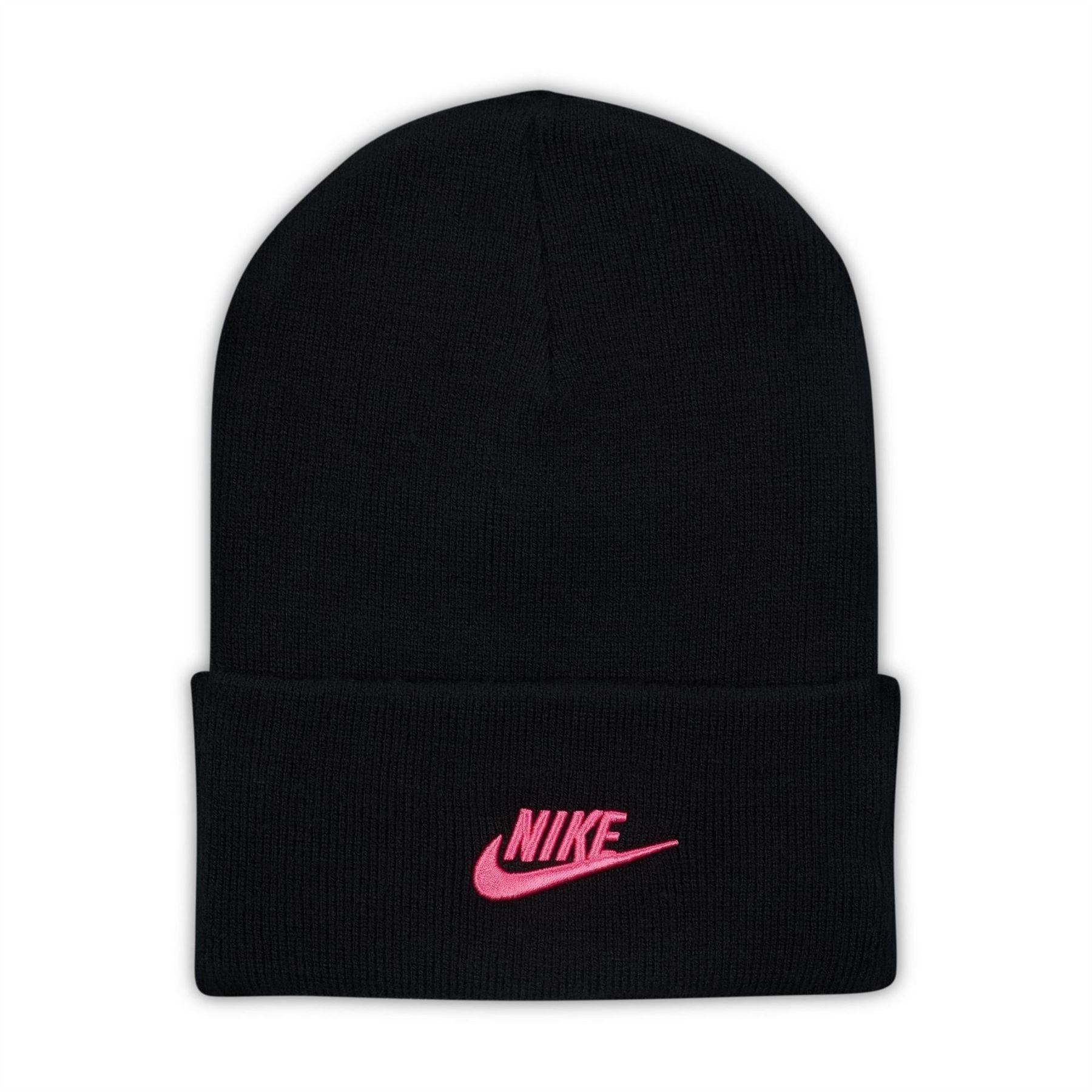 Nike Nsw Peak Wordmark Logo Adjustable Cuff Beanie