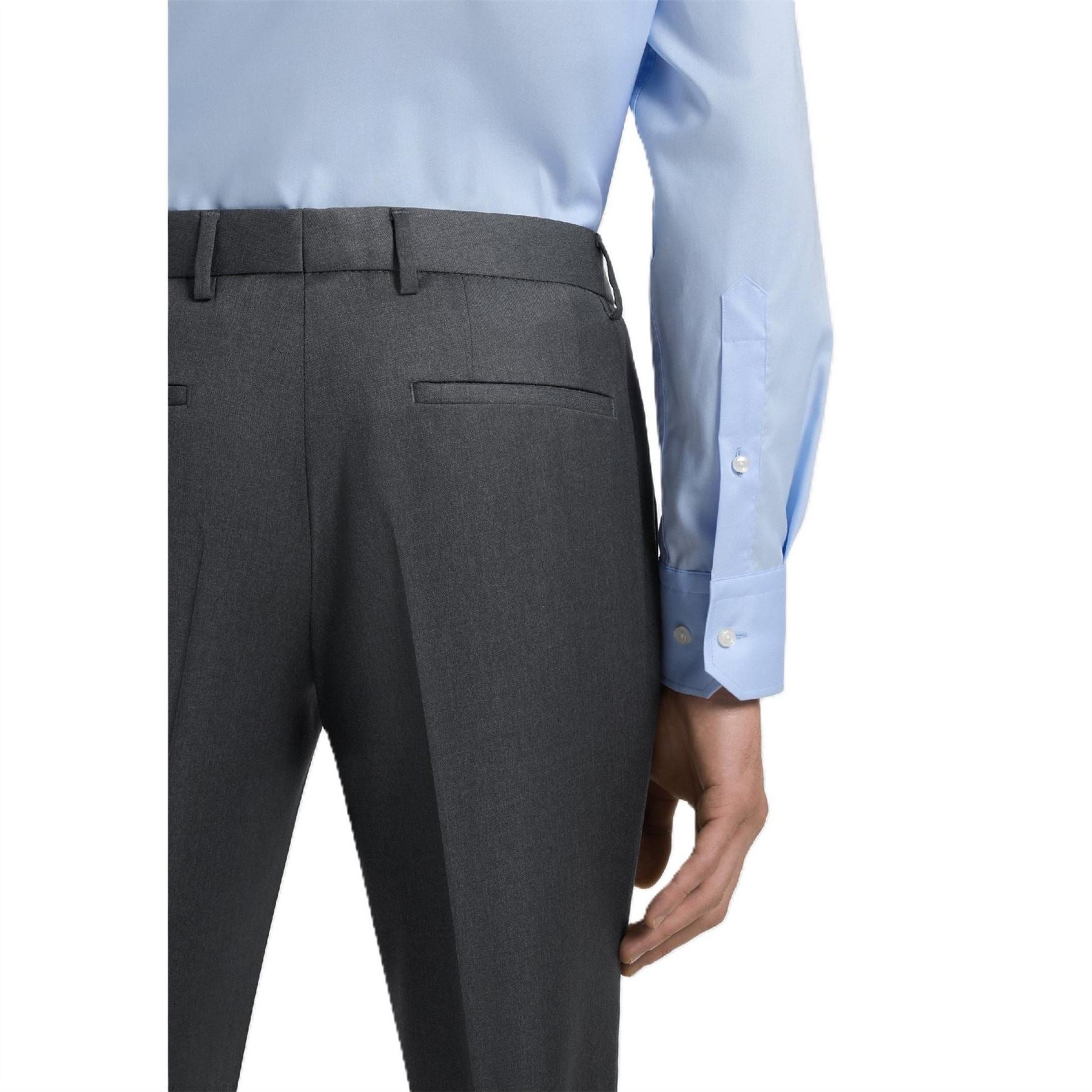 Boss Mens H Wenten B1 10236006 01 Straight Leg Trousers
