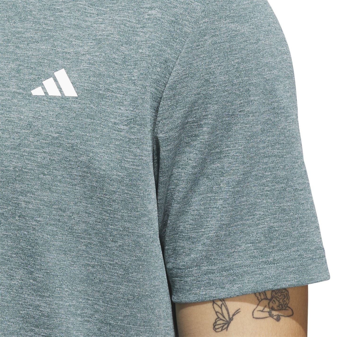 adidas Mens Heather Polo Shirt